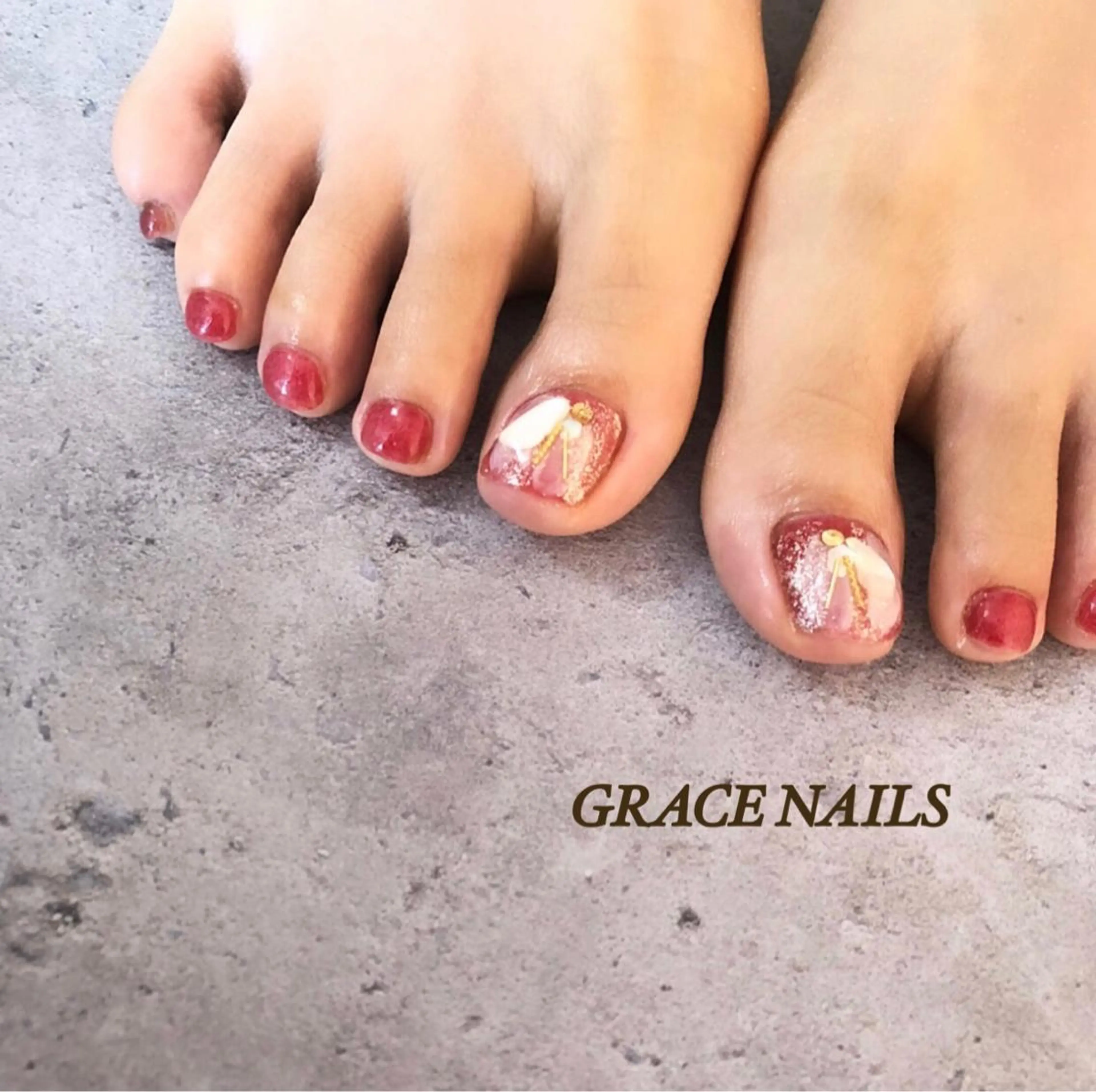 ネイル ハンドネイル フットネイル GRACE NAILSのネイルデザイン