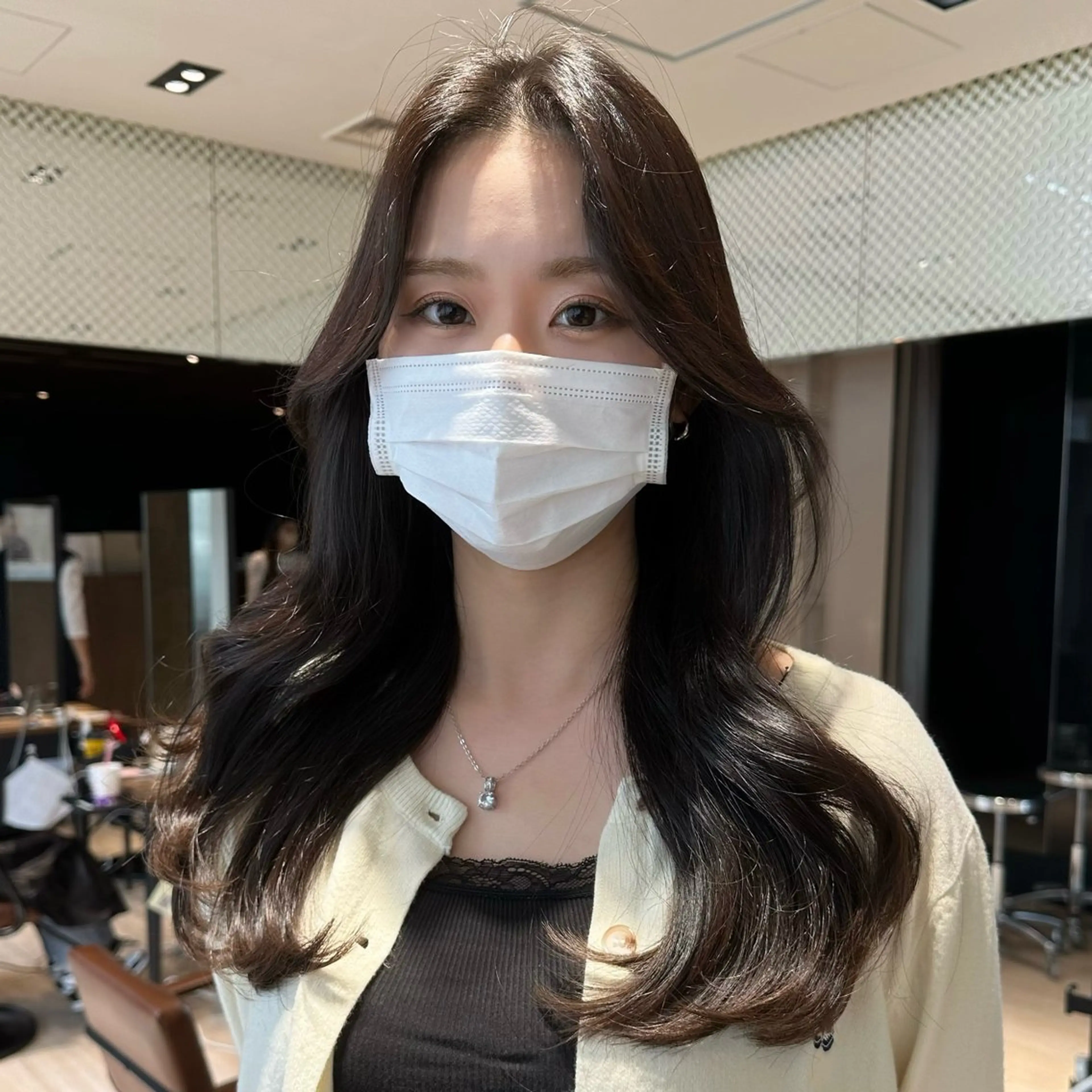 ロング カラー レイヤー/顔周り /透明感🩶高橋大のヘアスタイル