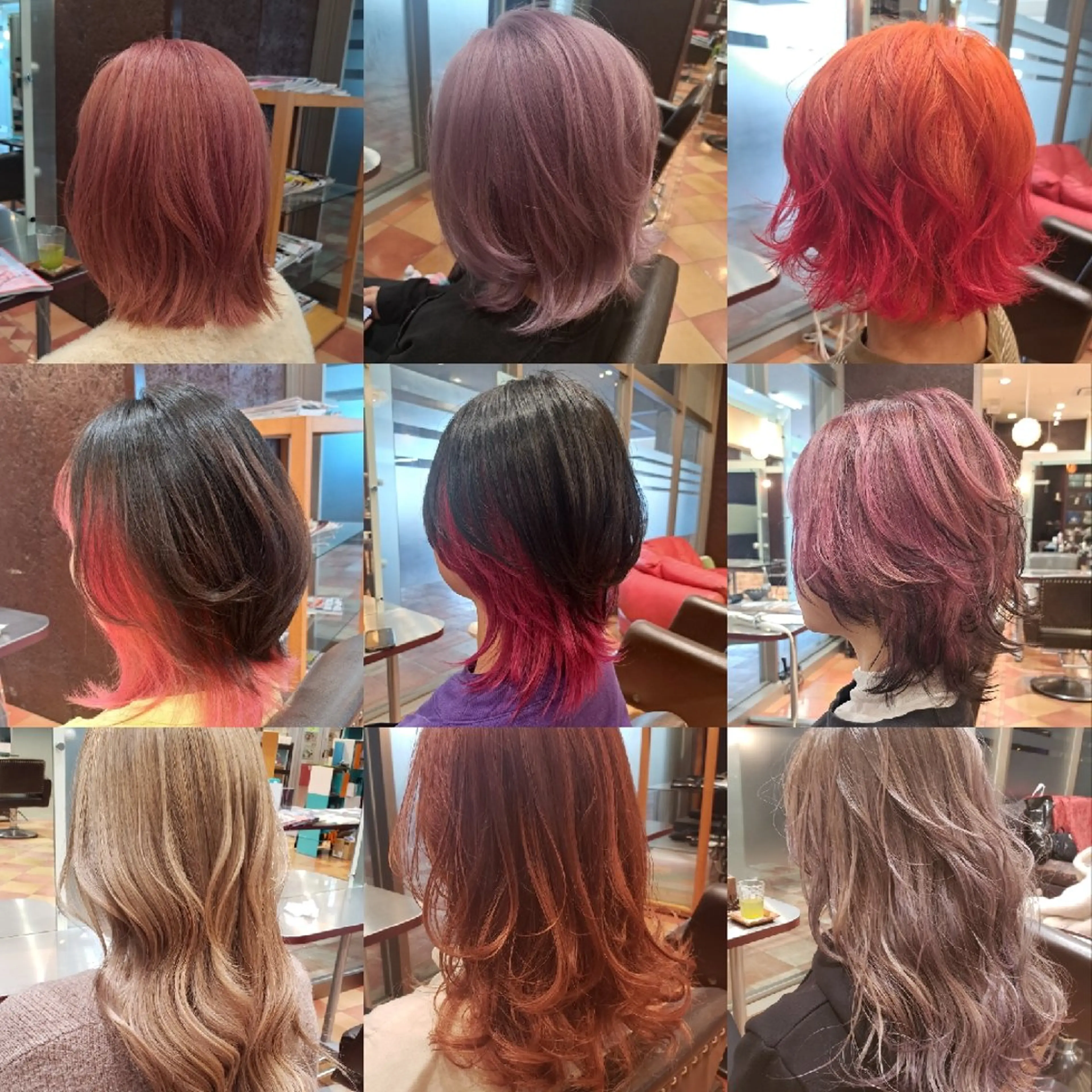 ケアブリーチ+透明感カラーの写真