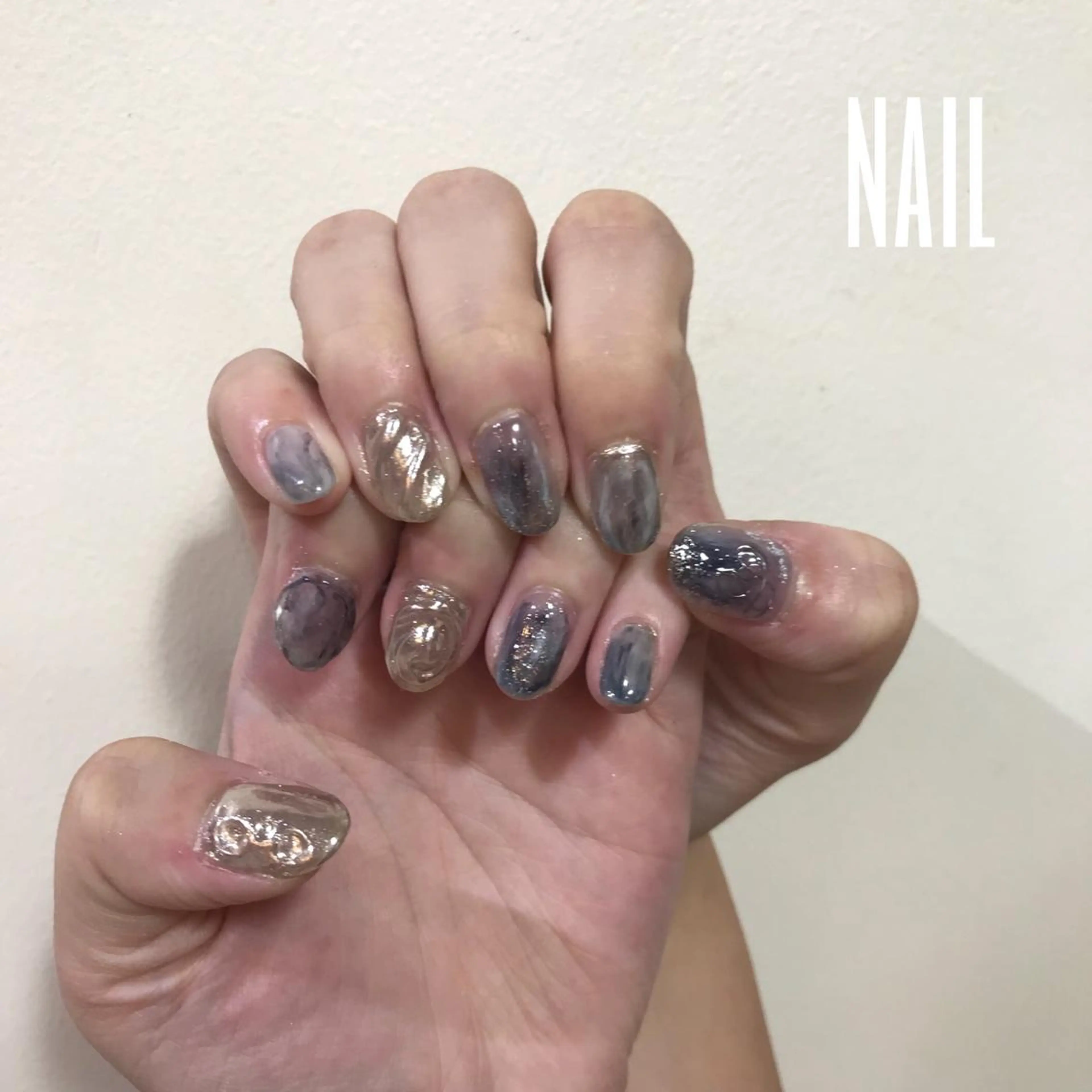 ネイル 【淡色color/ nail】maikoのネイルデザイン