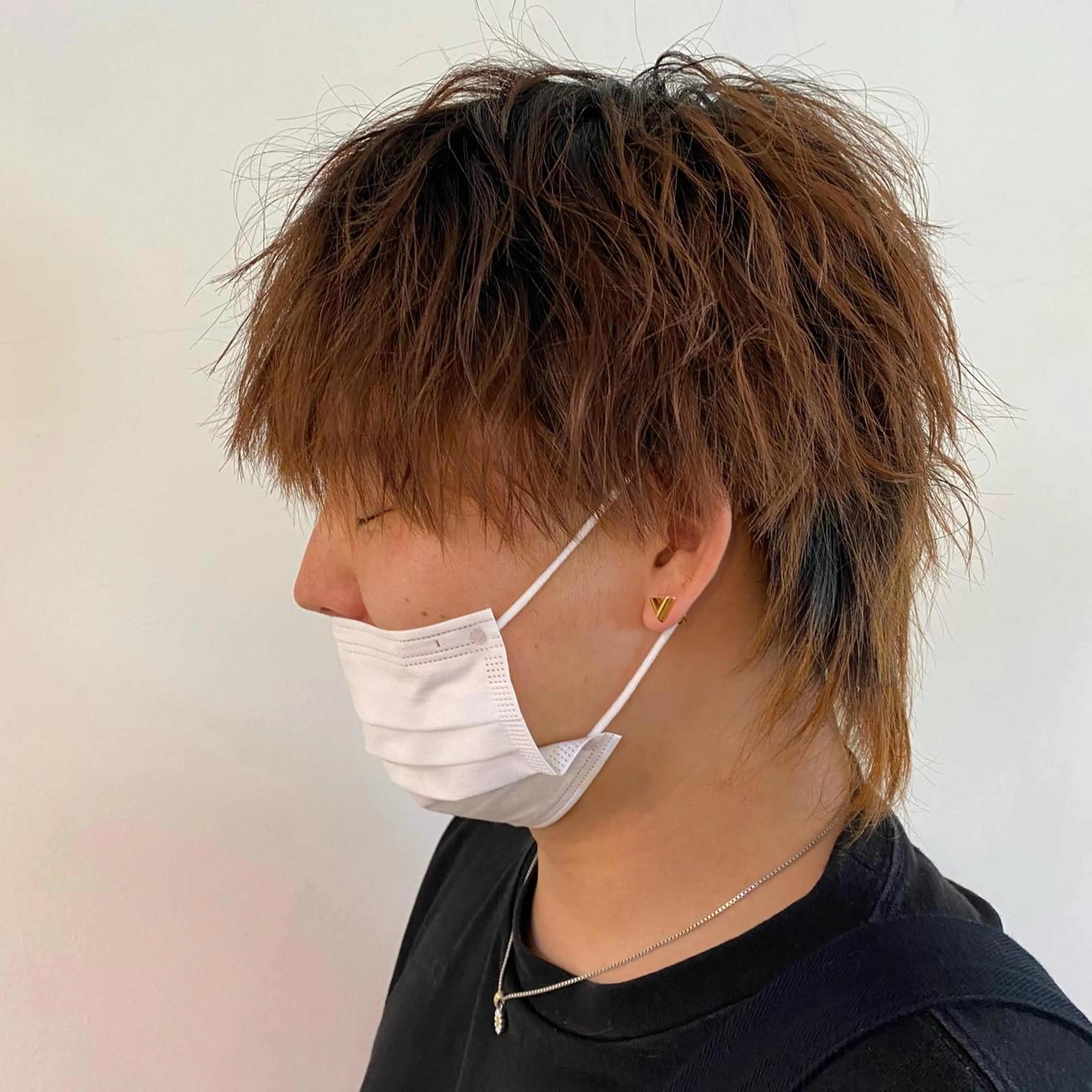 メンズ マッシュウルフ マッシュ メンズウルフカット ウルフカット カット geep Ryoyaのヘアスタイル