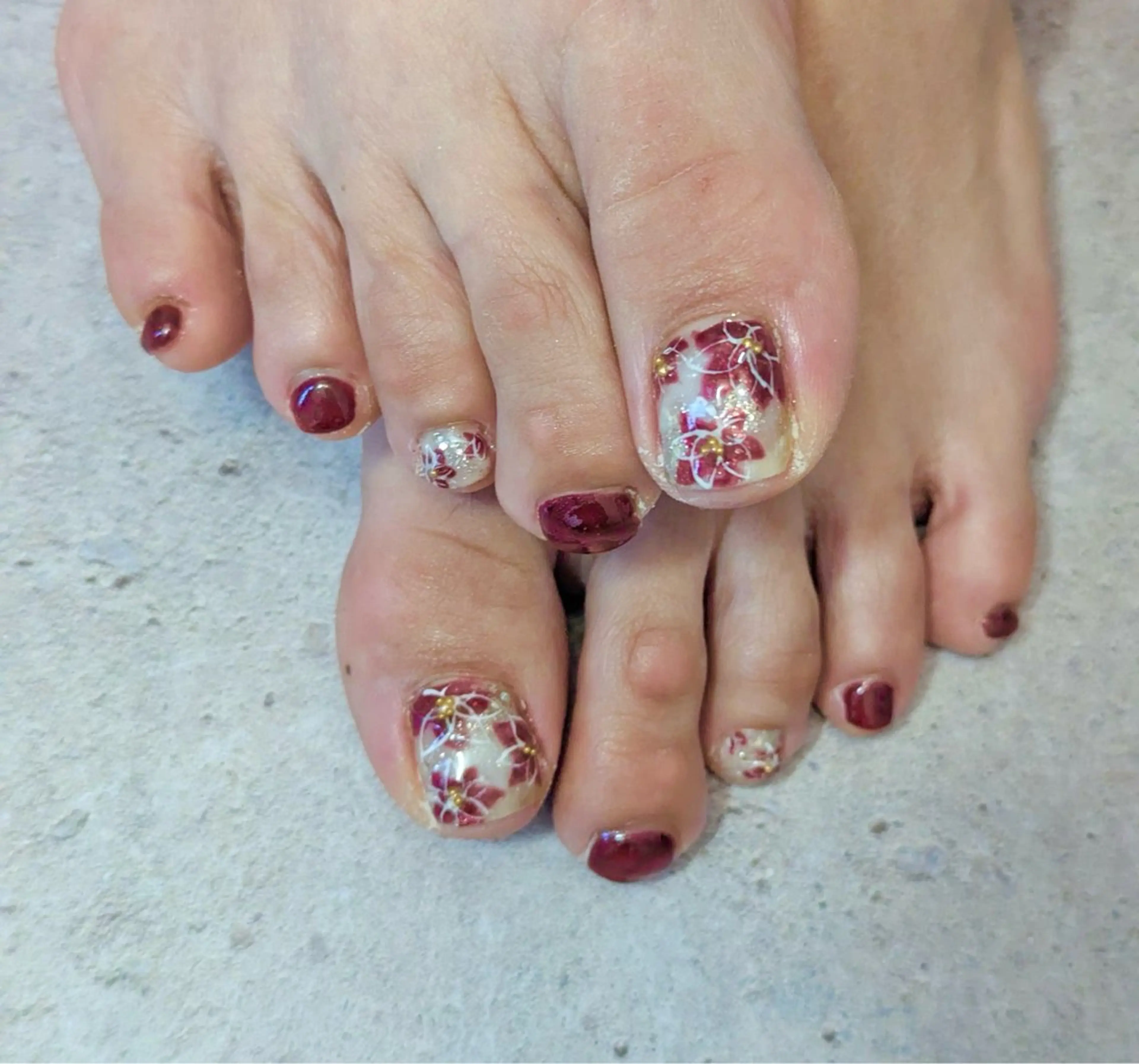 ネイル フットネイル ニュアンスネイル COCO Nail　光が丘駅近のネイルデザイン