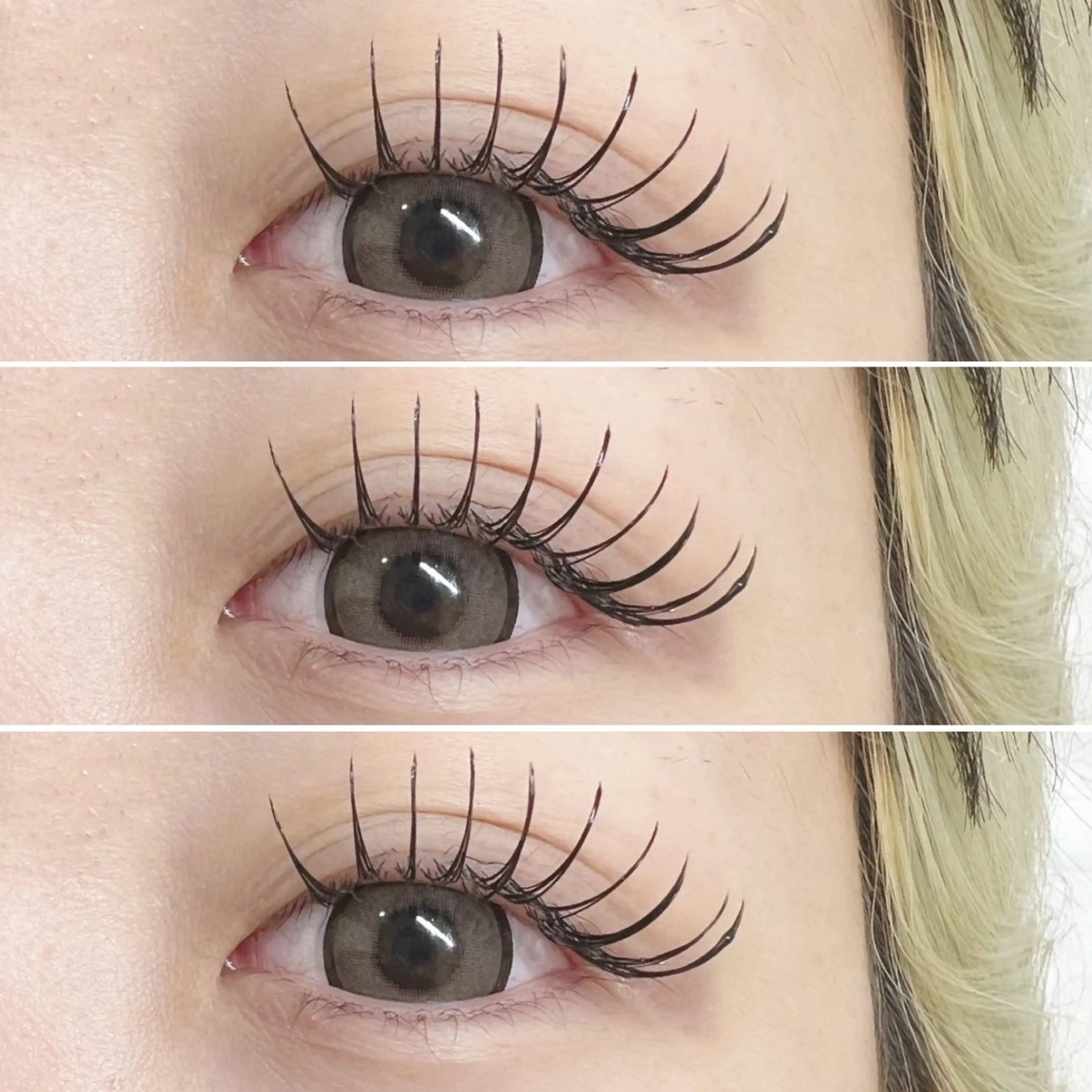 マツエク・マツパ 束感まつ毛 フラットラッシュ Eyelash Hauoliの眉毛・アイブロウイメージ