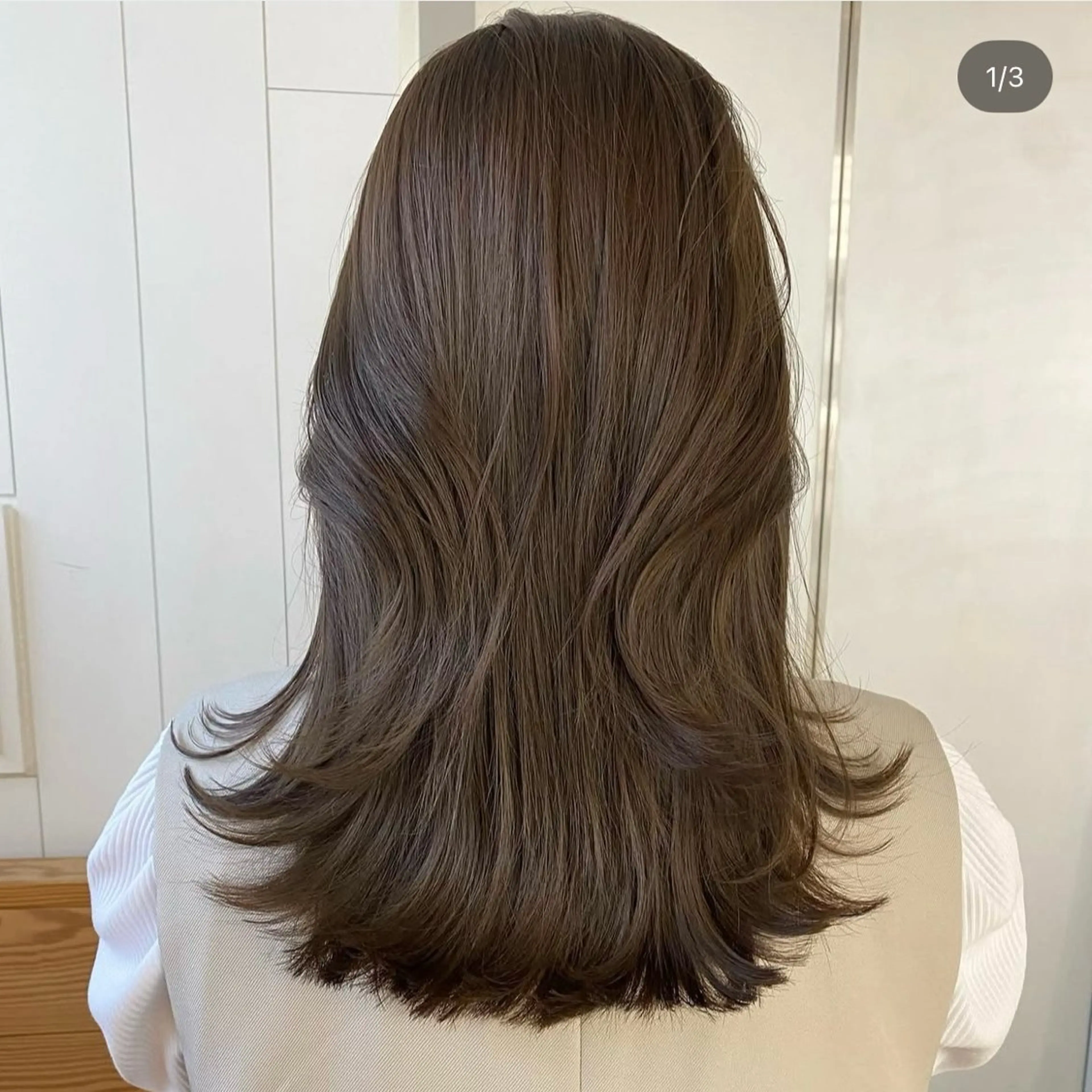 ミディアム カラー 艶髪✨×顔周りカット 🧚ナツホのヘアスタイル