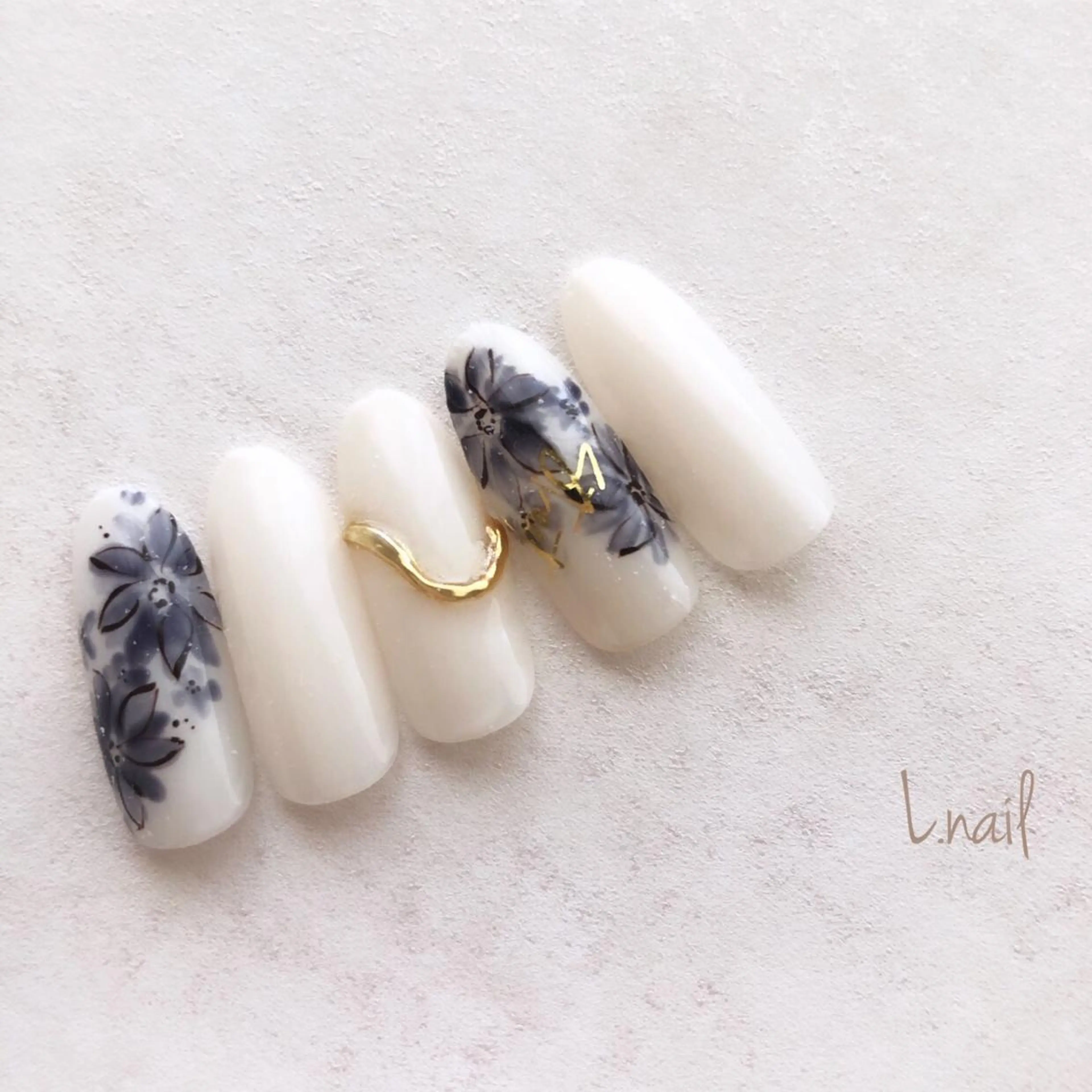 ネイル フラワーネイル L.nail エルネイルのネイルデザイン