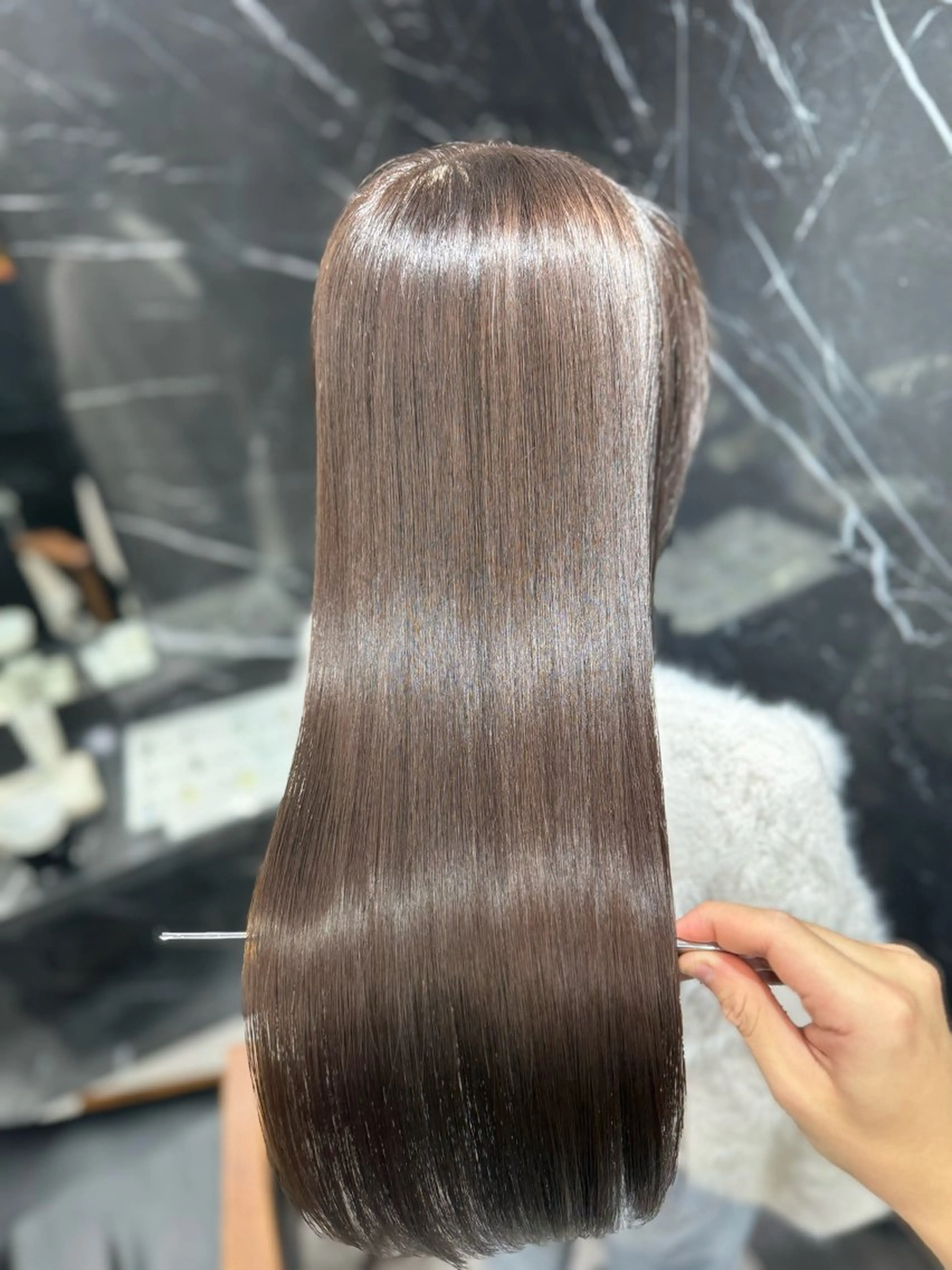 ロング JIN|乾かしただけ 美髪矯正本格髪質改善のヘアスタイル