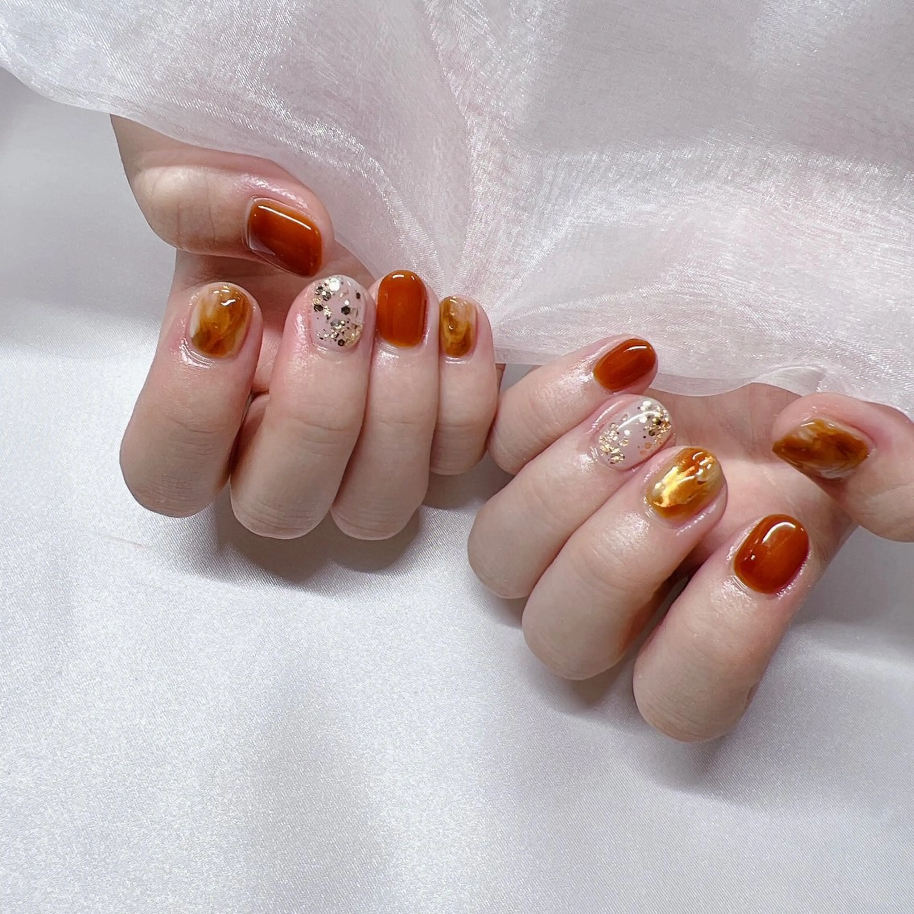 ネイル ジェルネイル 韓国ネイル マグネットネイル 持ち込み ニュアンスネイル nail salon Rewardのネイルデザイン