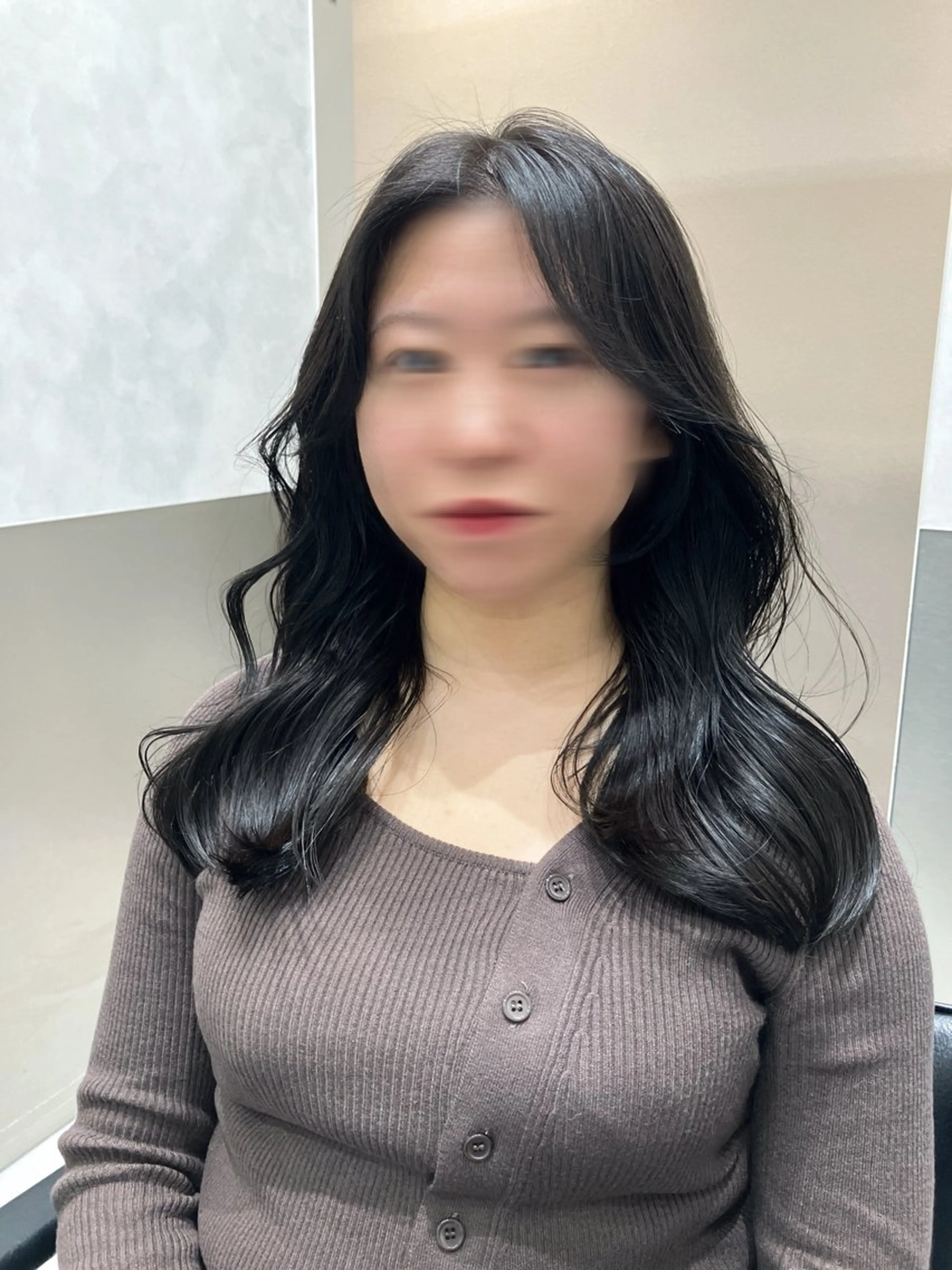 ロング カラー カット ヘアカラー トリートメント 💖ブリーチなし透明 感💖ASAHIのヘアスタイル