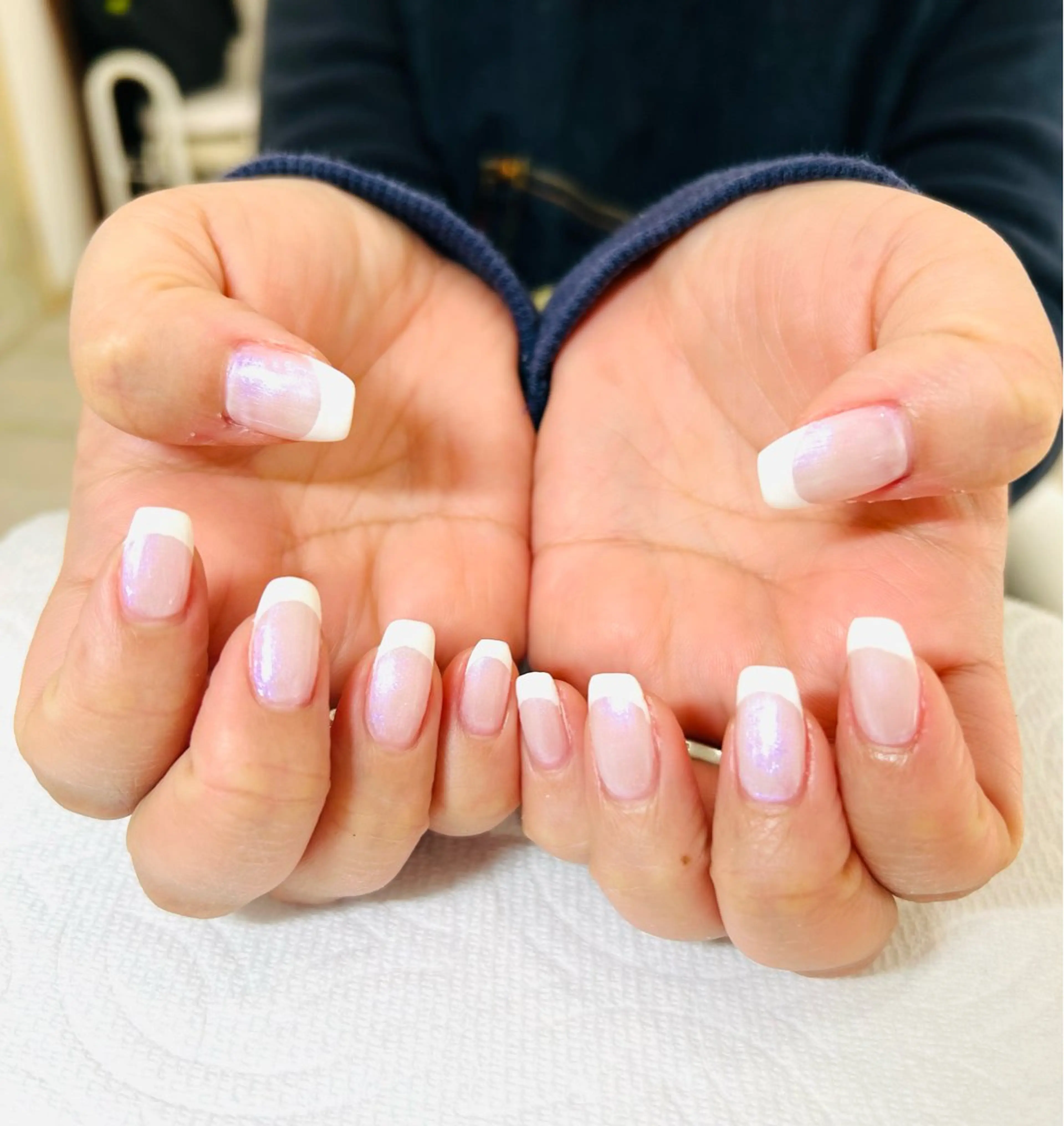 ネイル フラッシュネイル フットネイル フレンチネイル ラメ(グリッター) ラメグラデーション H3 hitoのネイルデザイン