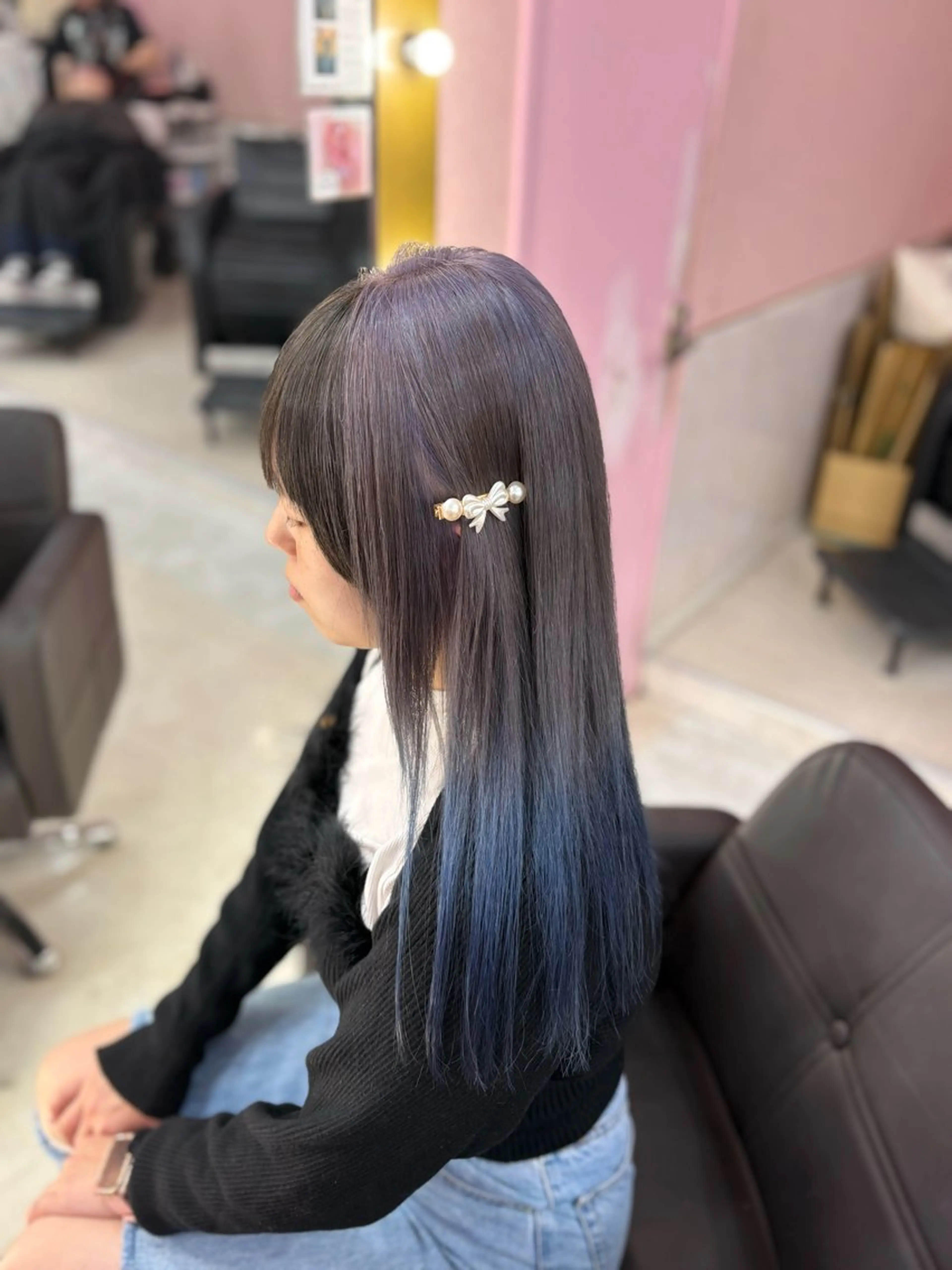 ロング カラー ヘアカラー トリートメント 甘ふわgirly🎀 ハイトーン🤍Ramのヘアスタイル