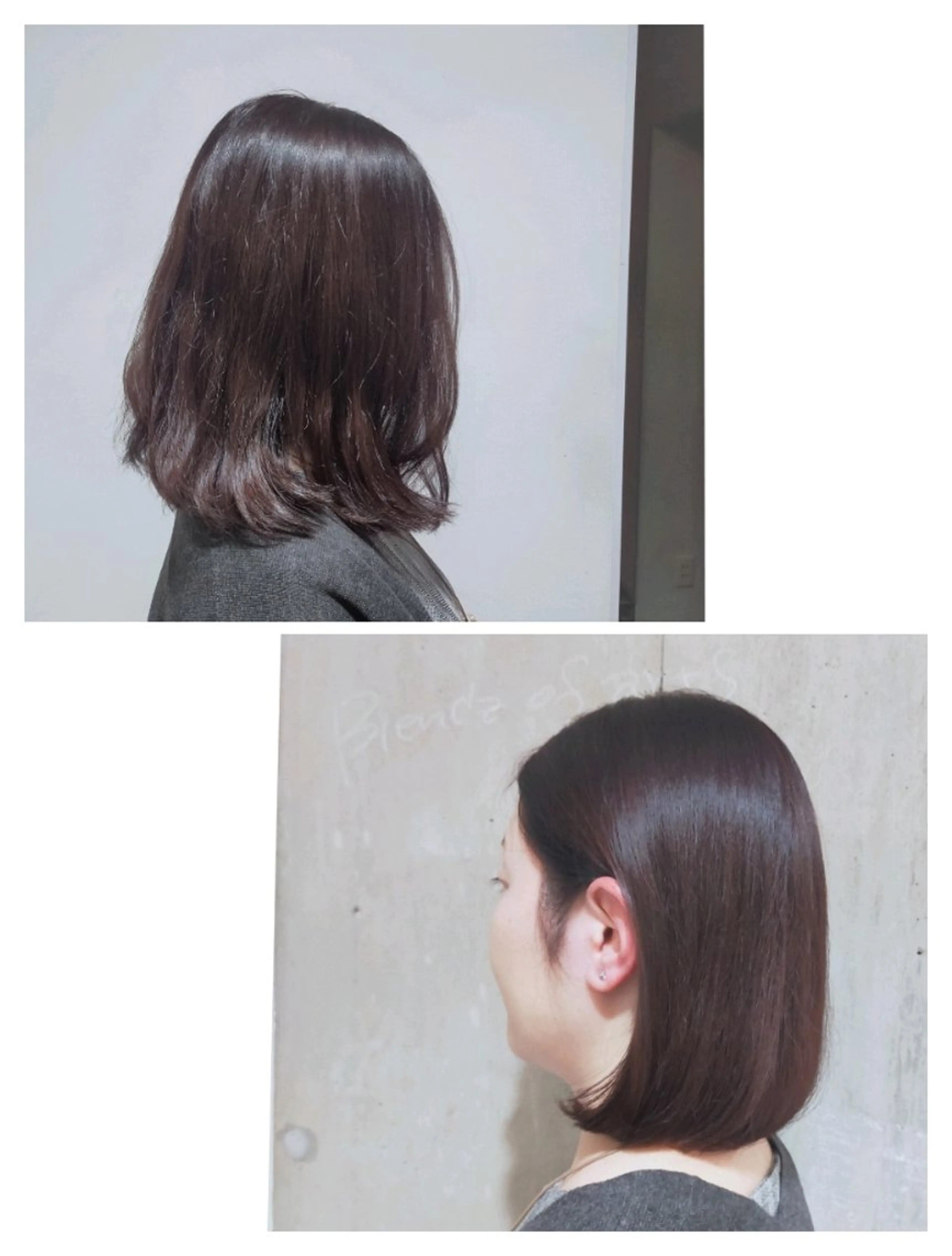 ミディアム ボブ 和佐 ももえのヘアスタイル