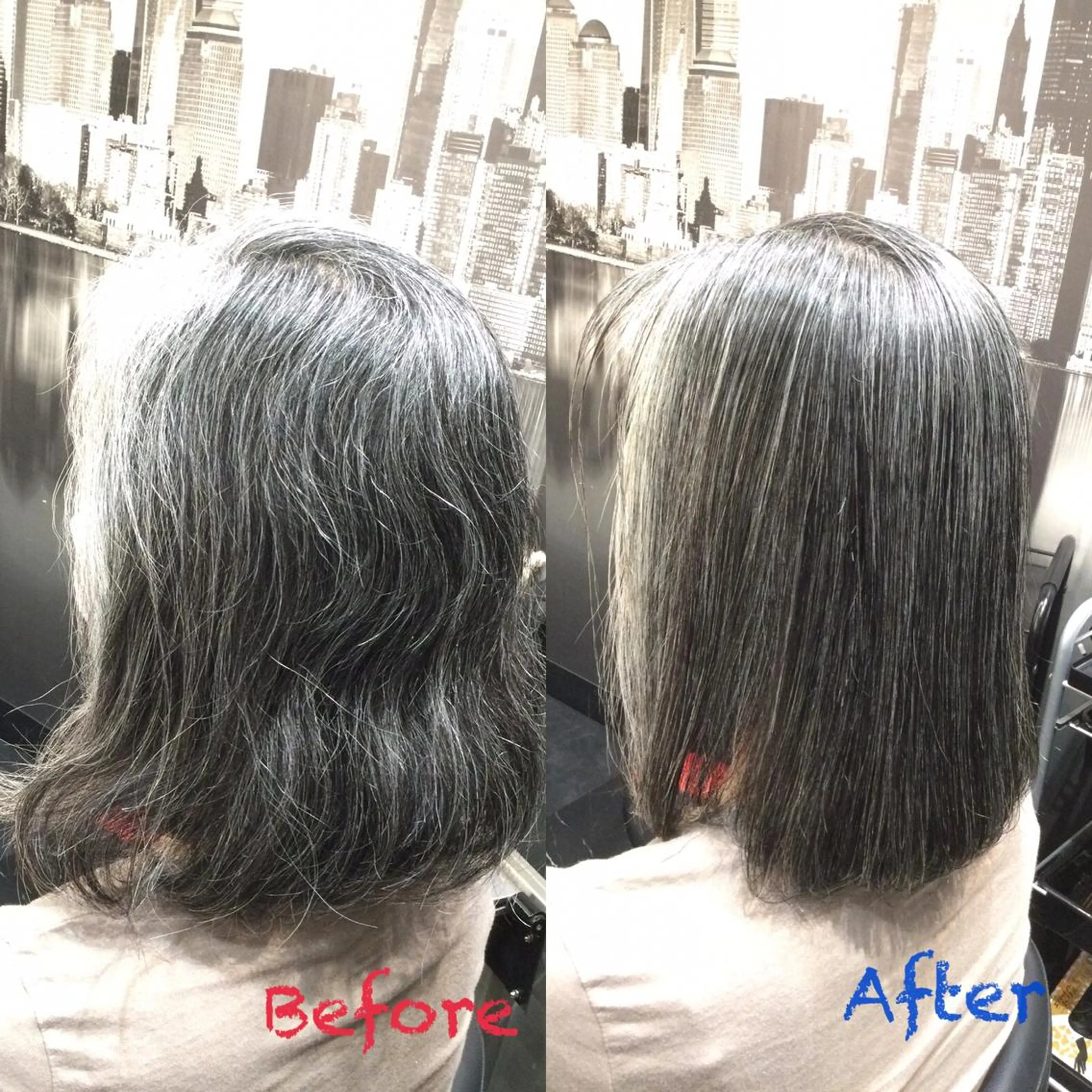 ミディアム トリートメント 酸熱トリートメント Annon プライベートサロンのヘアスタイル