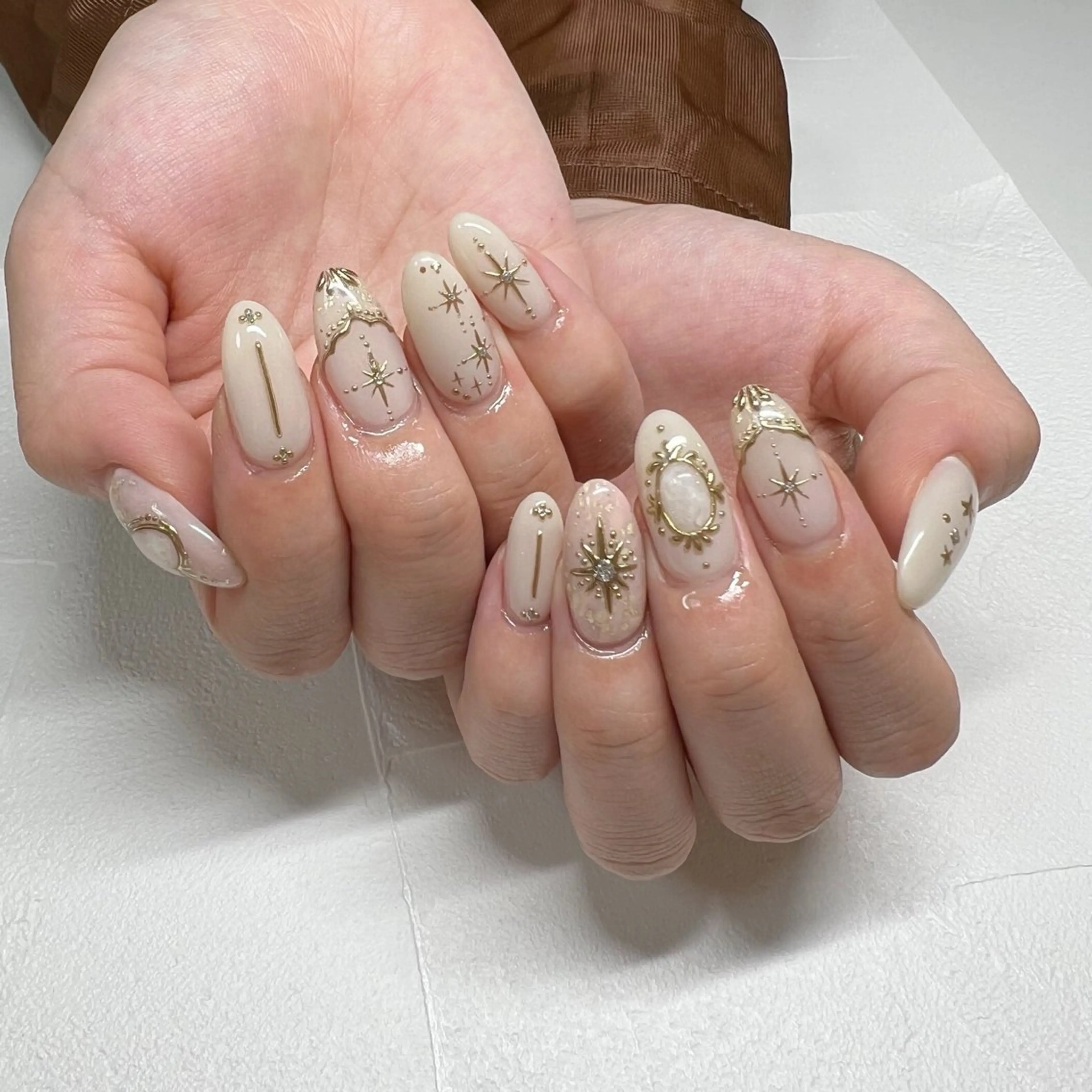 ネイル アートネイル ミラーネイル ハンドネイル 川端 京香のネイルデザイン