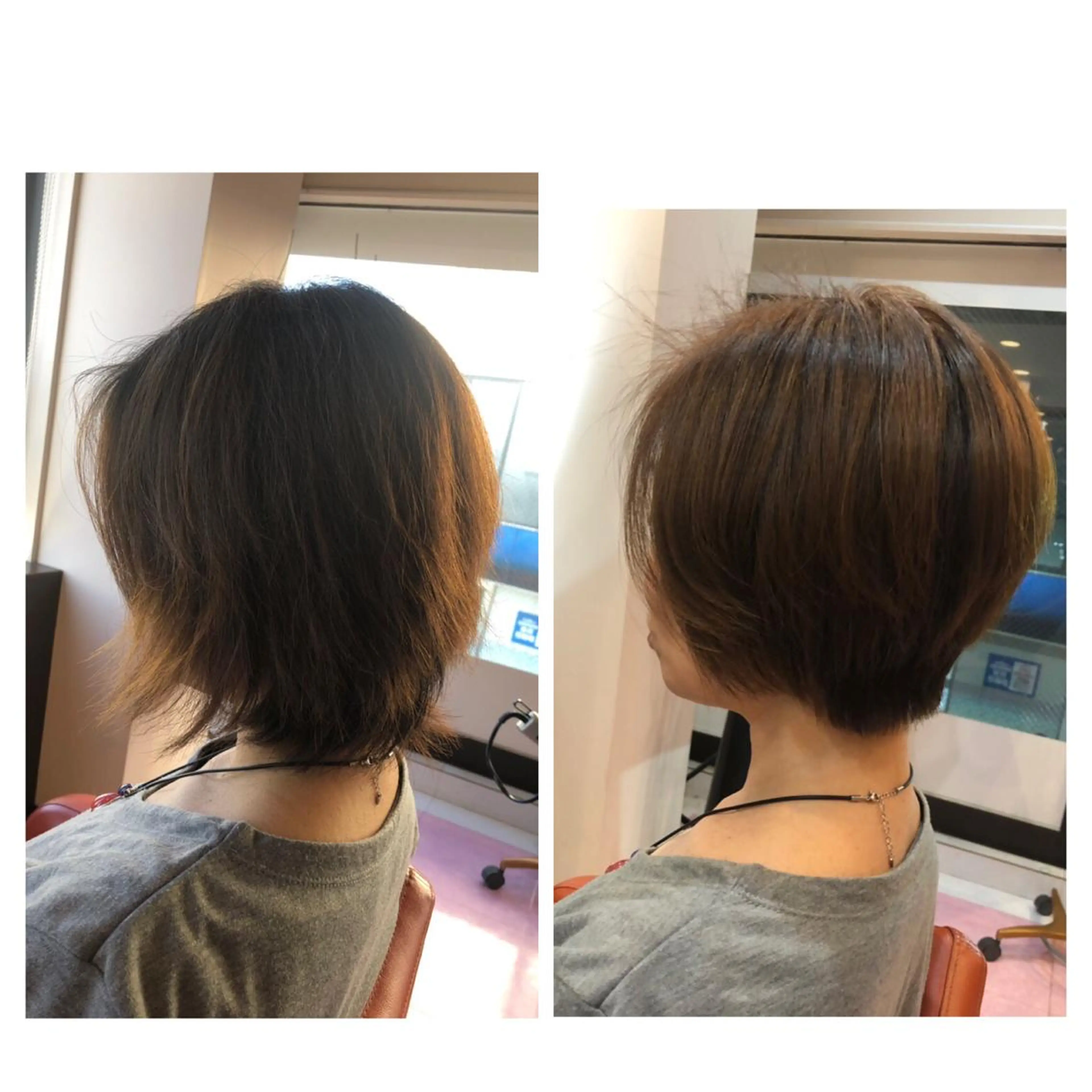 ショート レイヤーカット カット やまぐち まりんのヘアスタイル