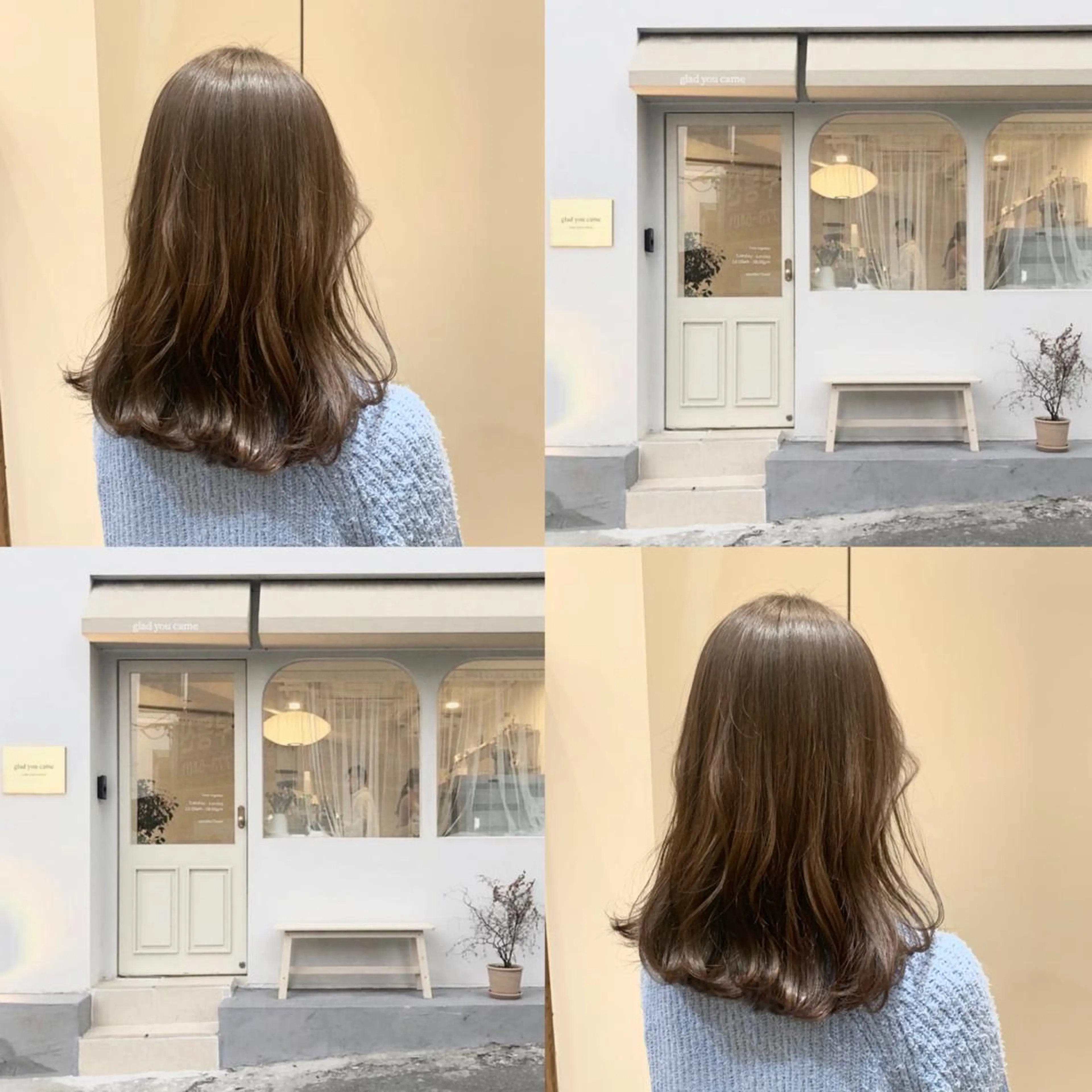 セミロング カラー 【完全個室】髪質改善 暖色カラー/山崎唯奈のヘアスタイル