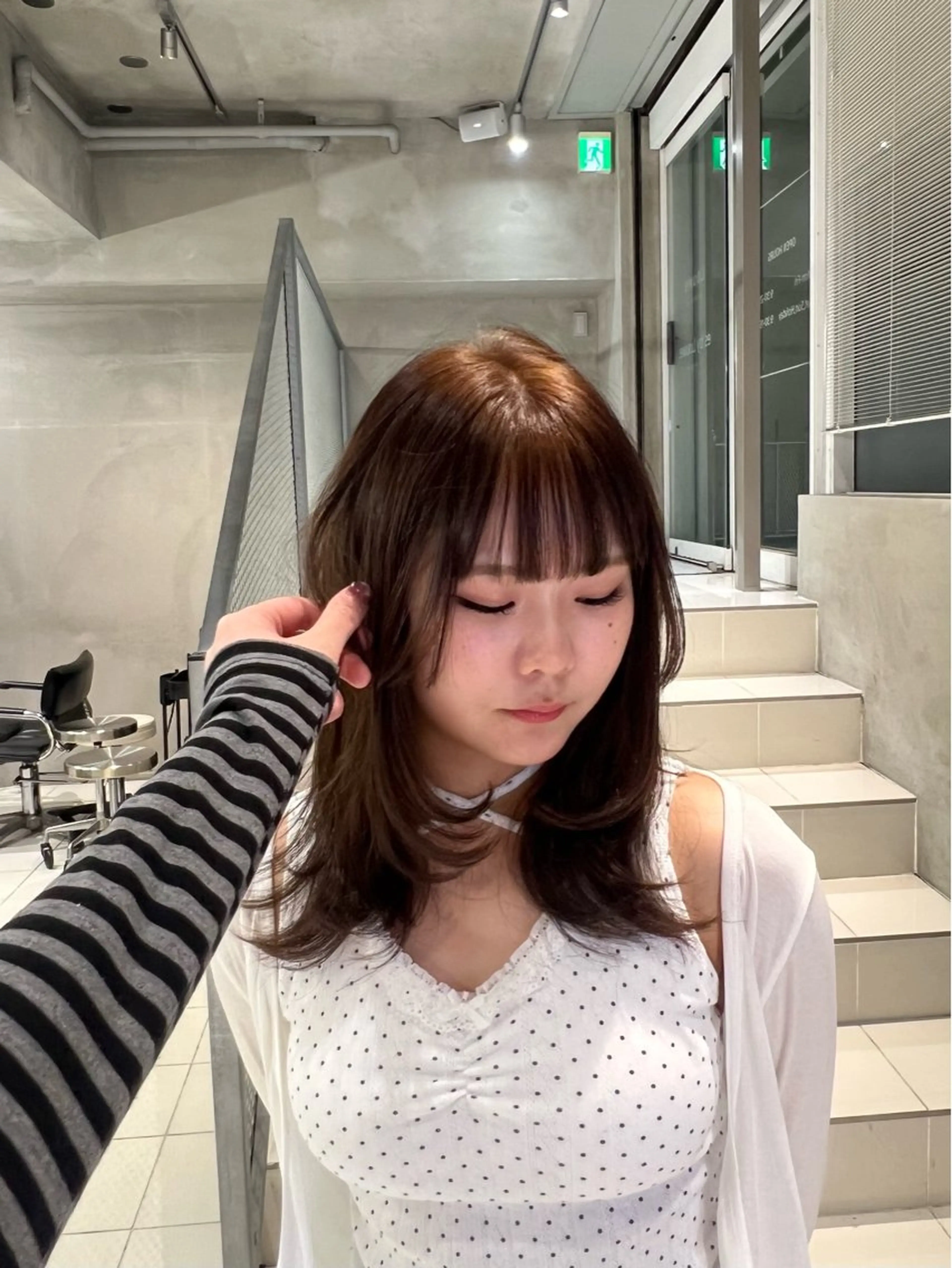 セミロング カラー ヘアカラー モデル募集中 🎀ruanのヘアスタイル
