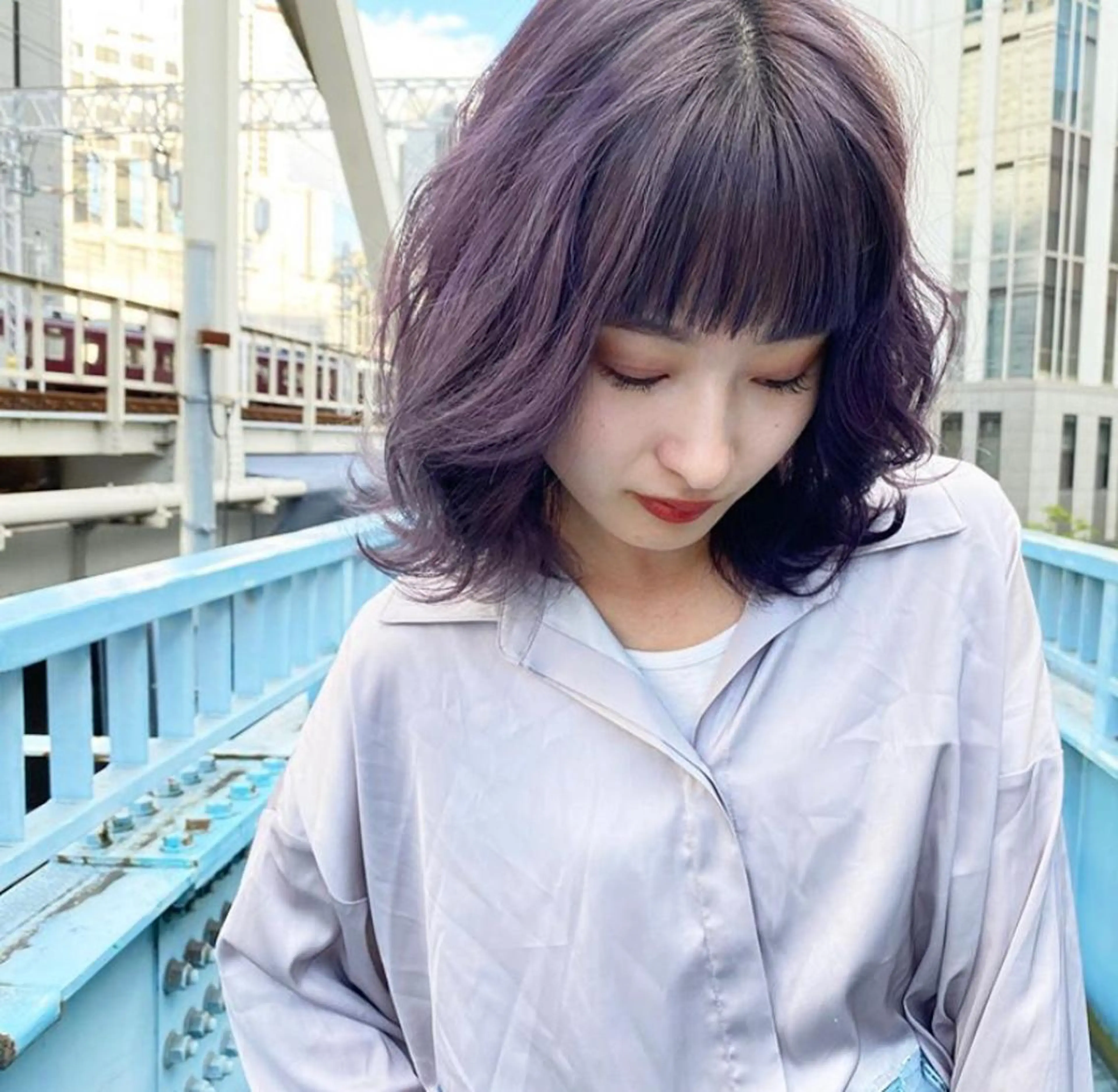 ミディアム カラー ブリーチ ケアブリーチ ダブルカラー ハイトーンカラー イルミナカラー 🧡色落ちまで2度綺 麗なカラー🧡ヨシキのヘアスタイル