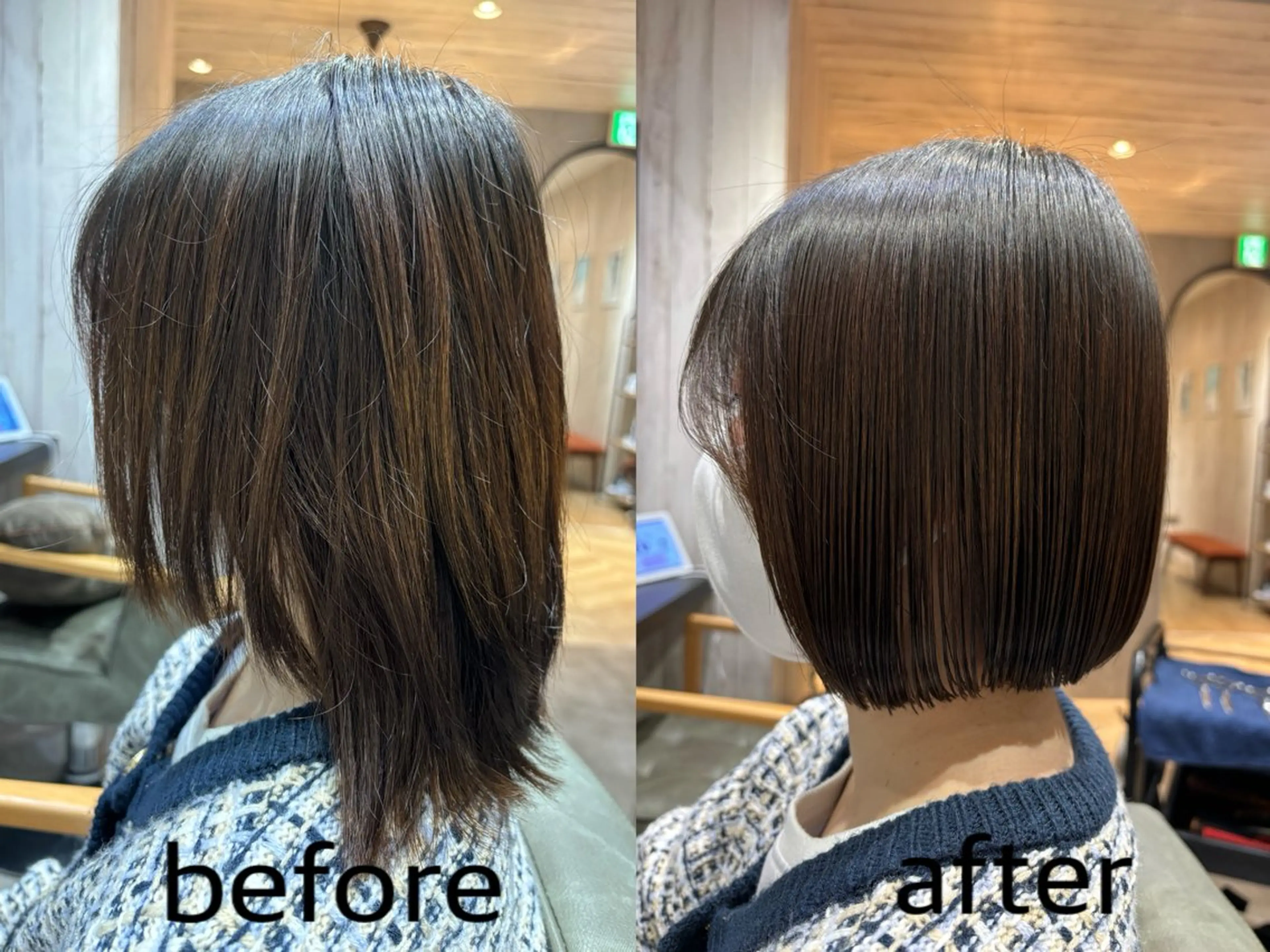 ショート カット ✨似合わせボブ✨ 縮毛矯正のヘアスタイル