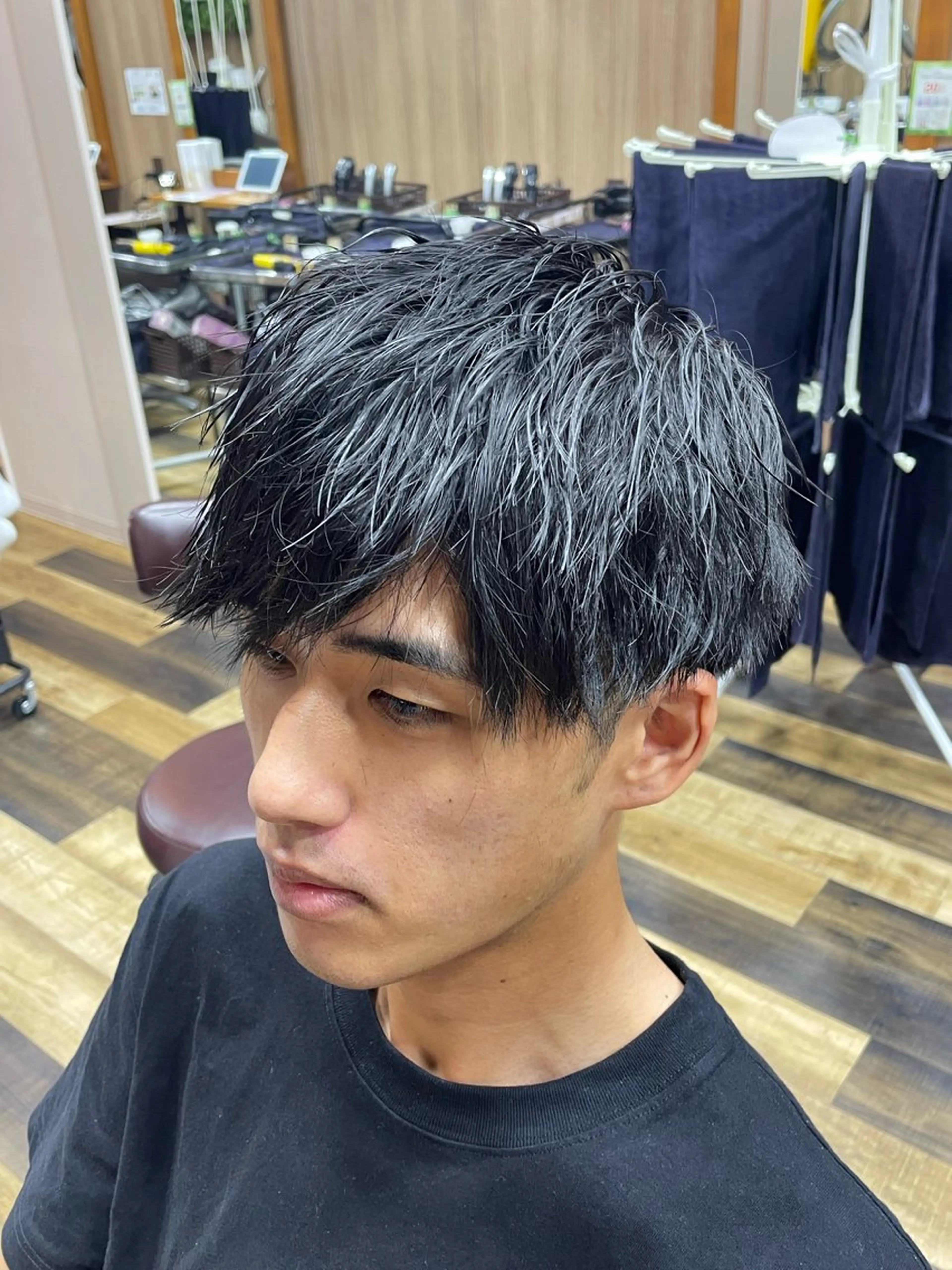 パーマ メンズ カット パーマ 山際勇策 /岐阜美容師のヘアスタイル