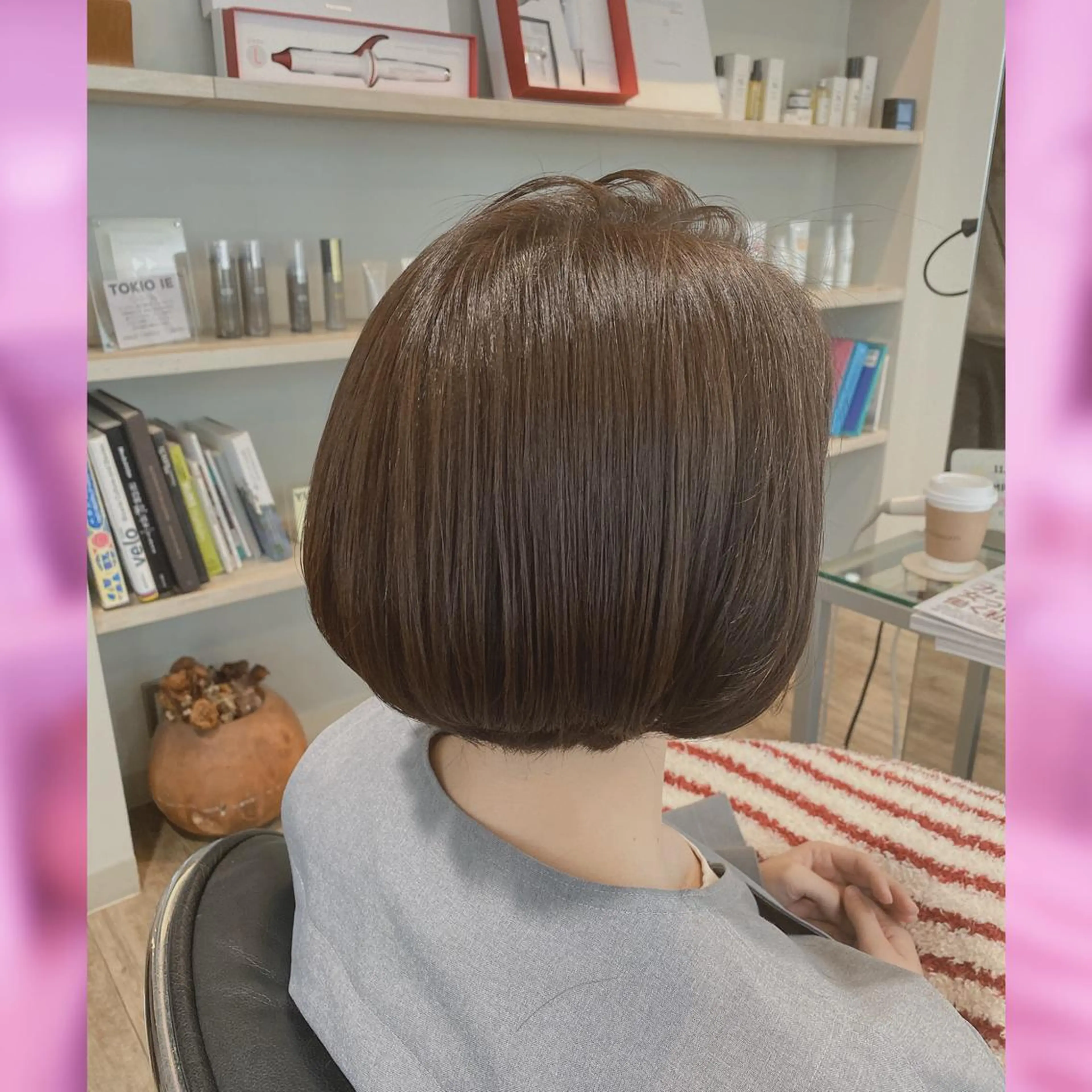 ショート カラー パーマ・レイヤー 髪質改善・TANIのヘアスタイル