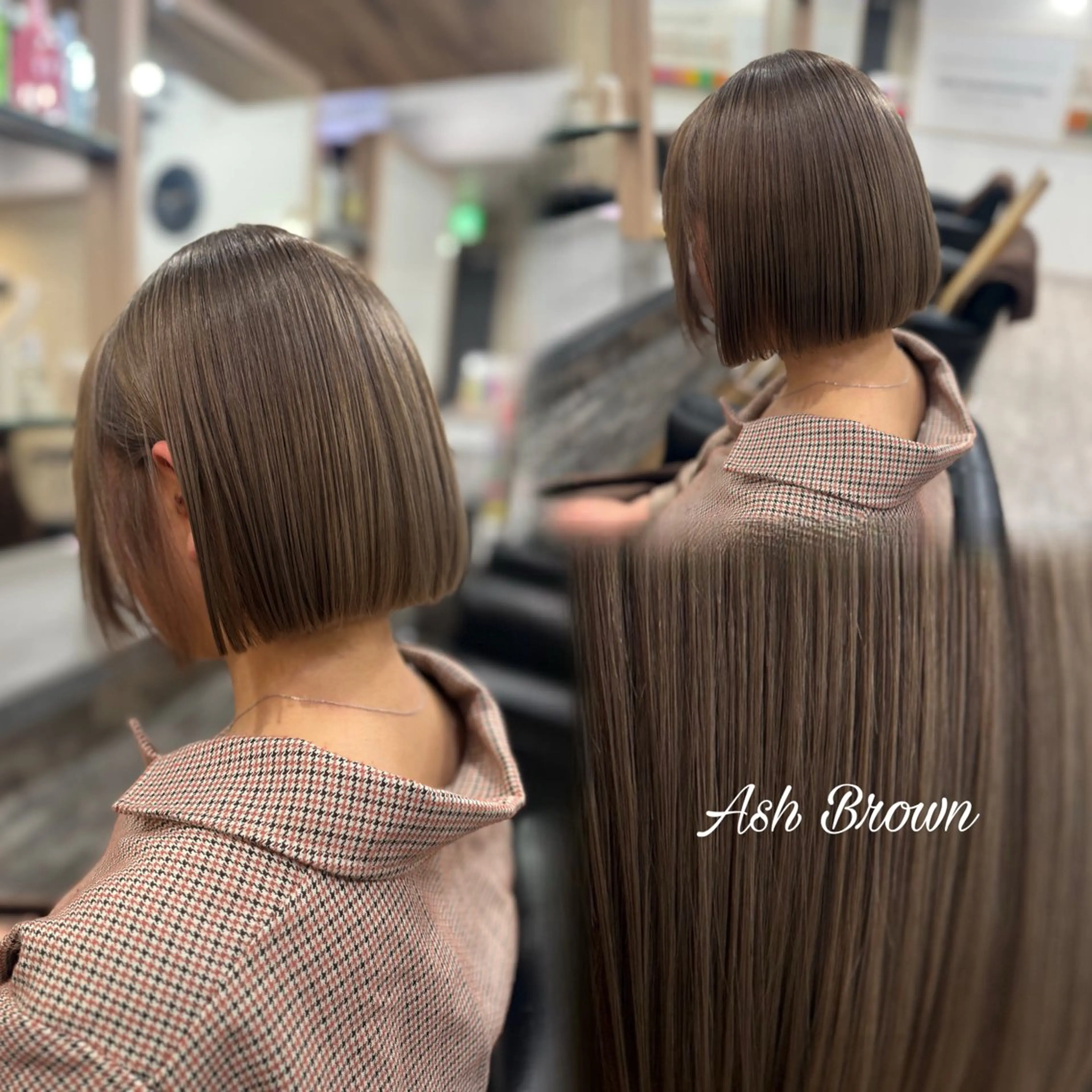 ショート カラー カット 横浜/ケアブリーチ /人毛エクステのヘアスタイル