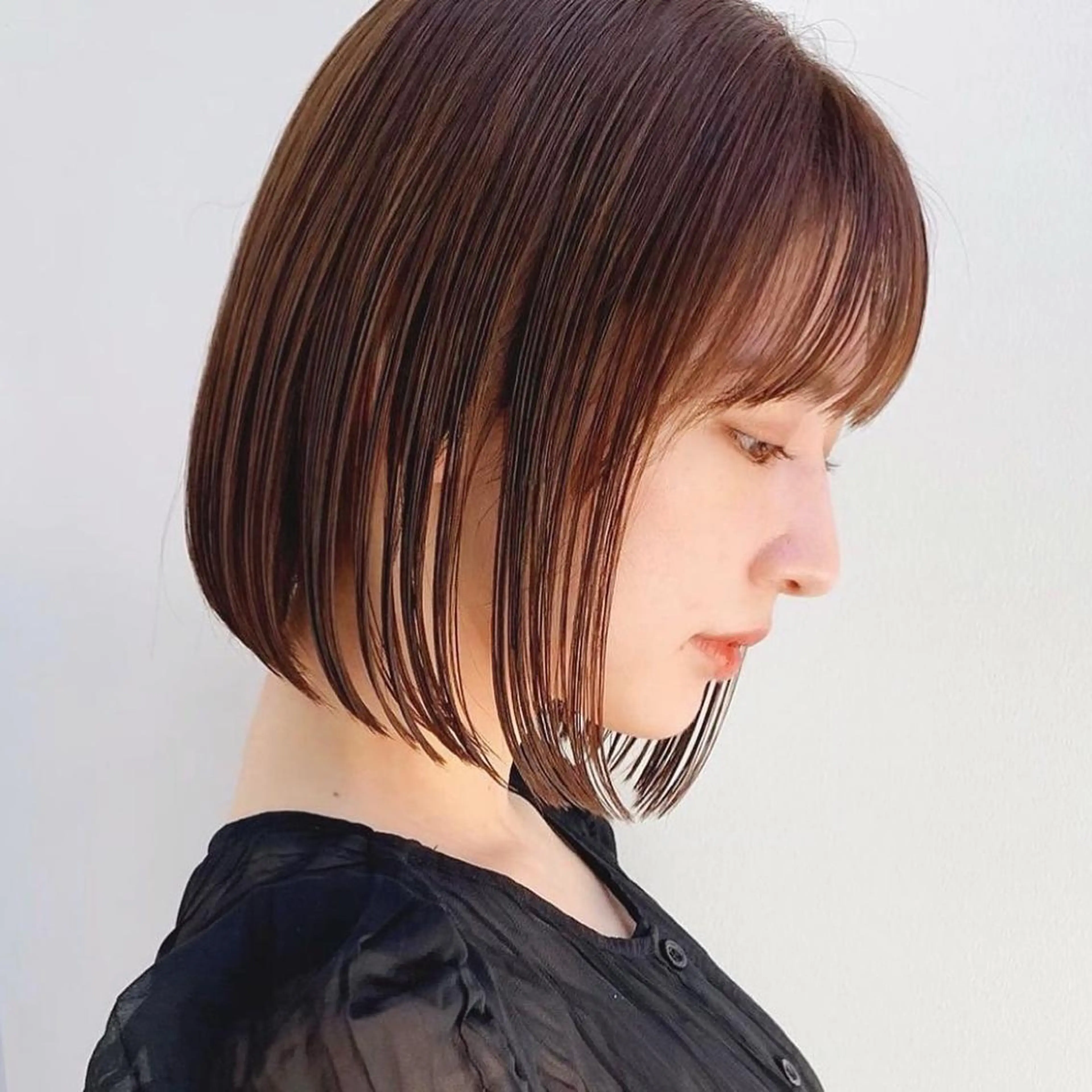 ショート カラー 🌱小顔ヘア/ボブ ミディアム/双葉🌱のヘアスタイル