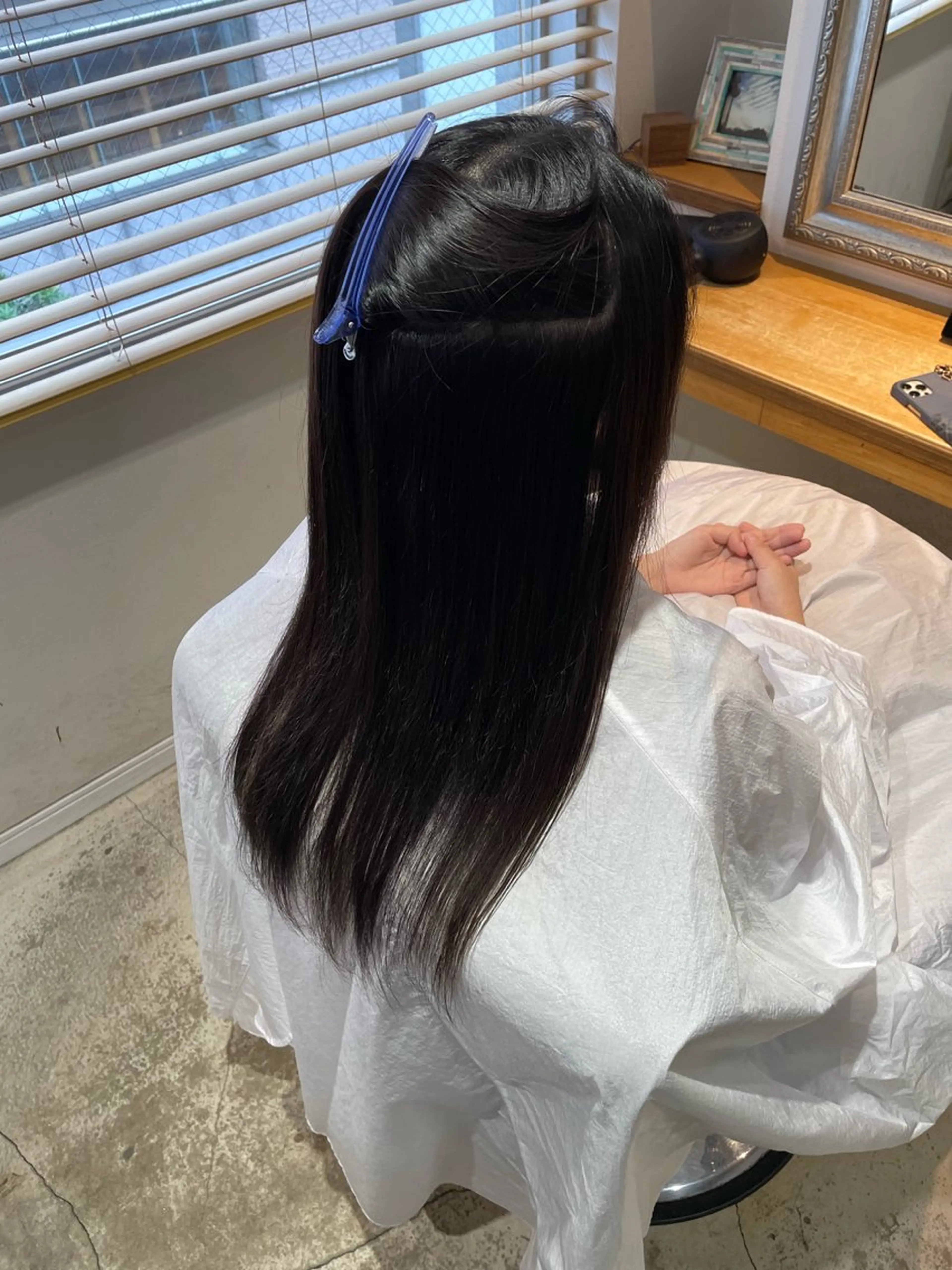 セミロング 縮毛矯正支持率👑 No.1 SORAのヘアスタイル