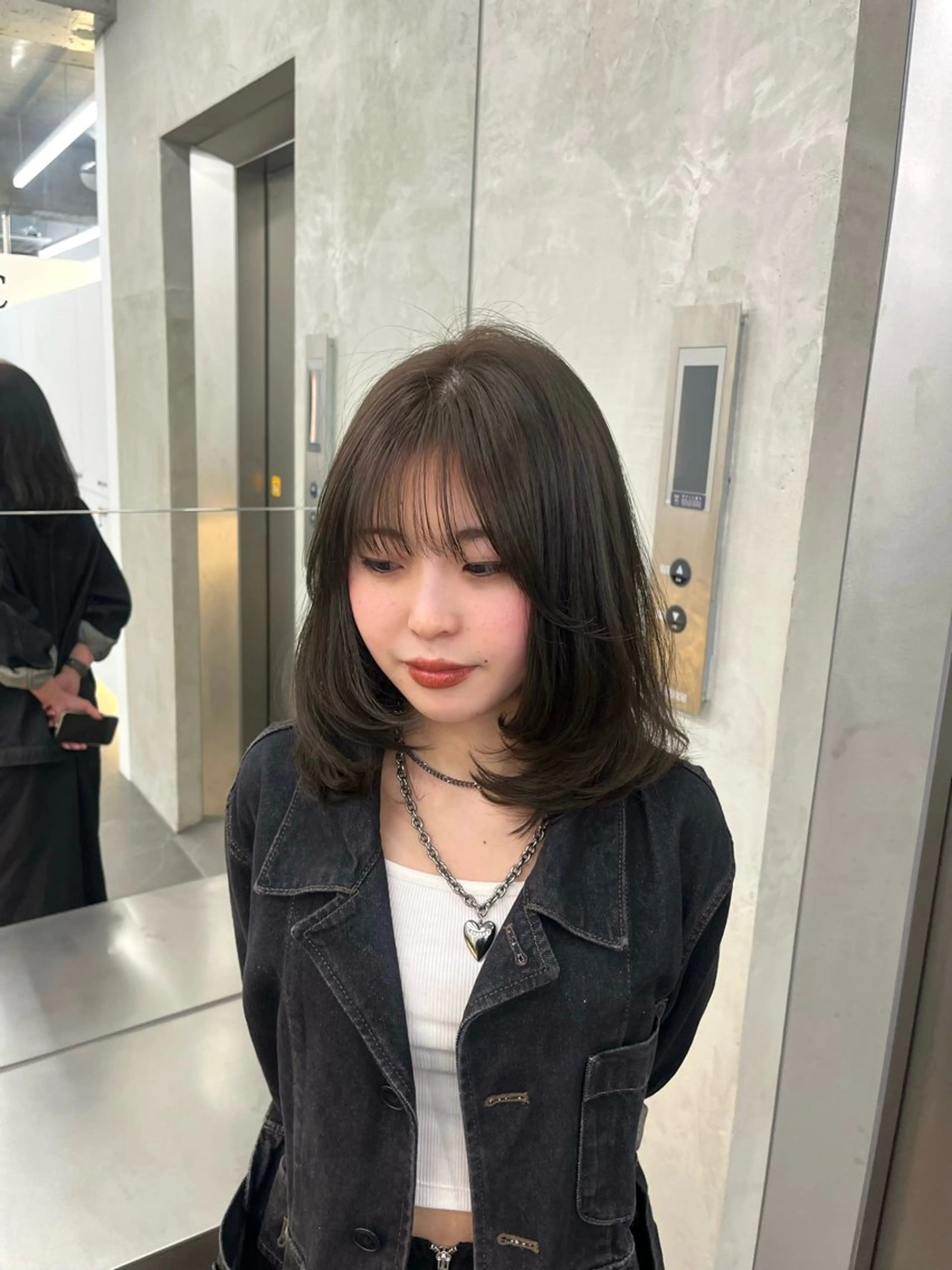 カラー ヘアカラー 縮毛矯正/くすみカラ ーayukaのヘアスタイル