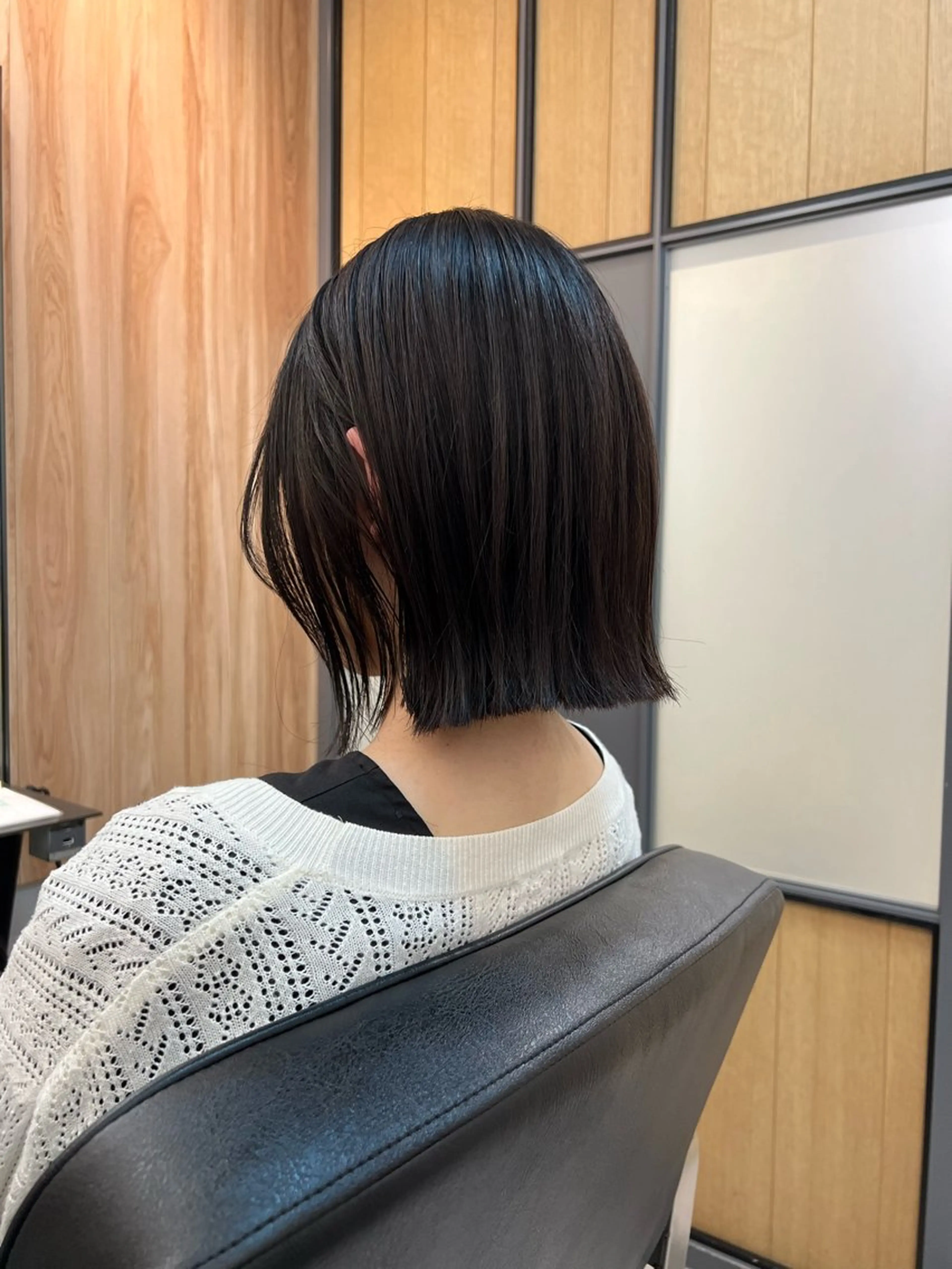 ショート カラー ボブ 神戸ボブ✂️ ioe三宮/田 伸佳のヘアスタイル