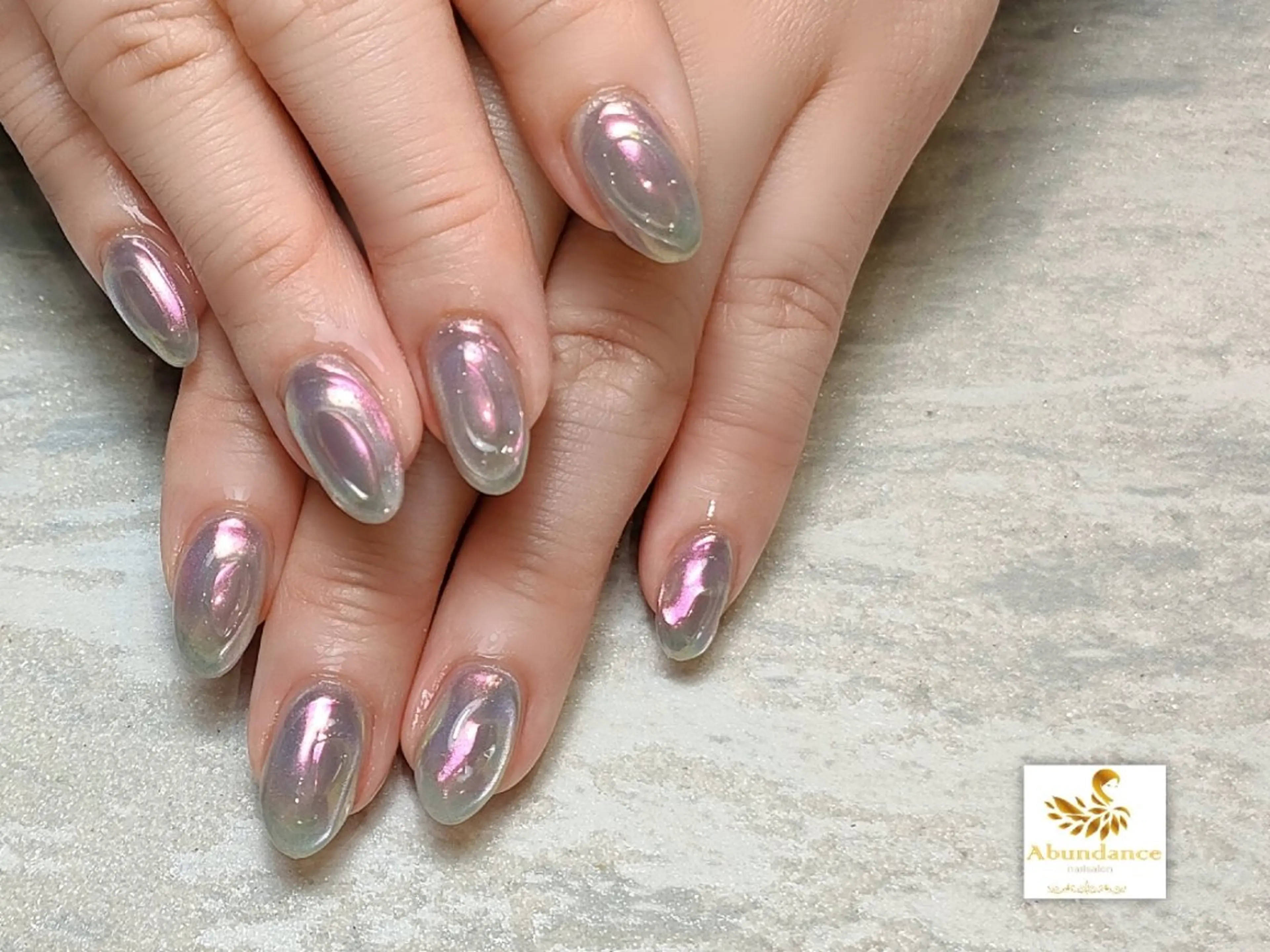 ネイル マグネットネイル ミラーネイル ハンドネイル 完全予約制個室サロン Abundancesのネイルデザイン
