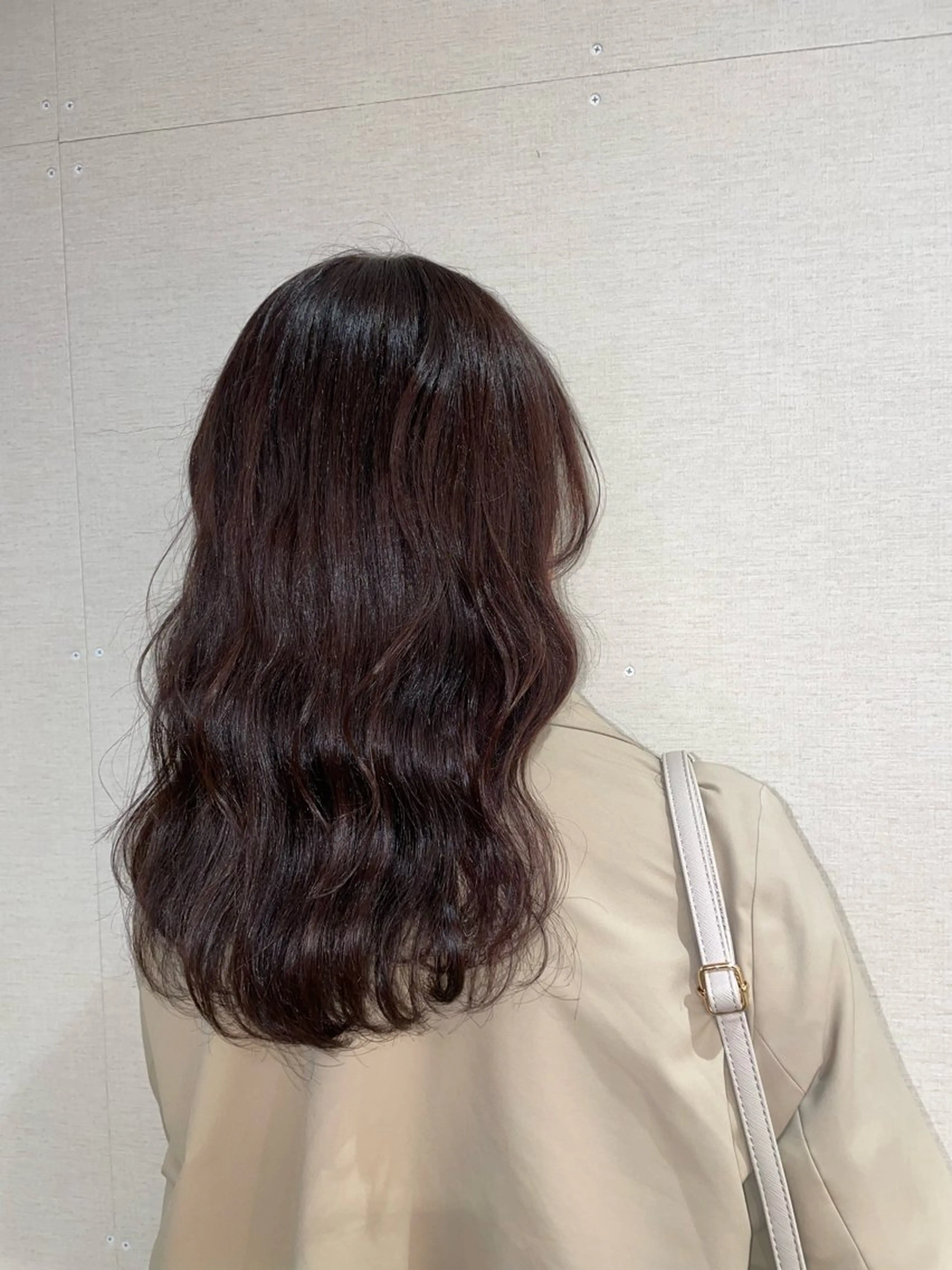 ロング カラー ブラウンカラー ラベンダーカラー ストレート/カラー ゆづきのヘアスタイル