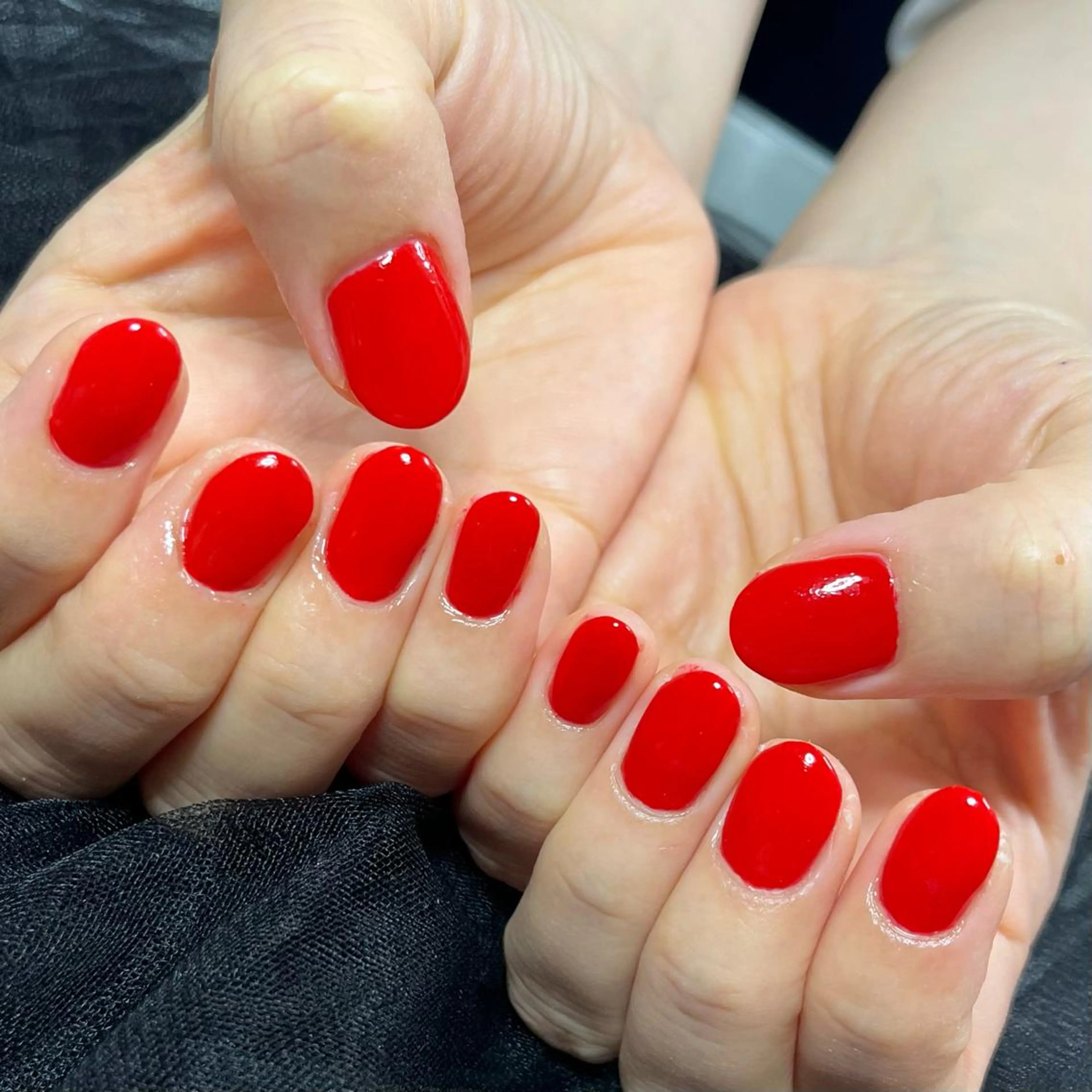 ネイル ワンカラーネイル 森 まりなのネイルデザイン