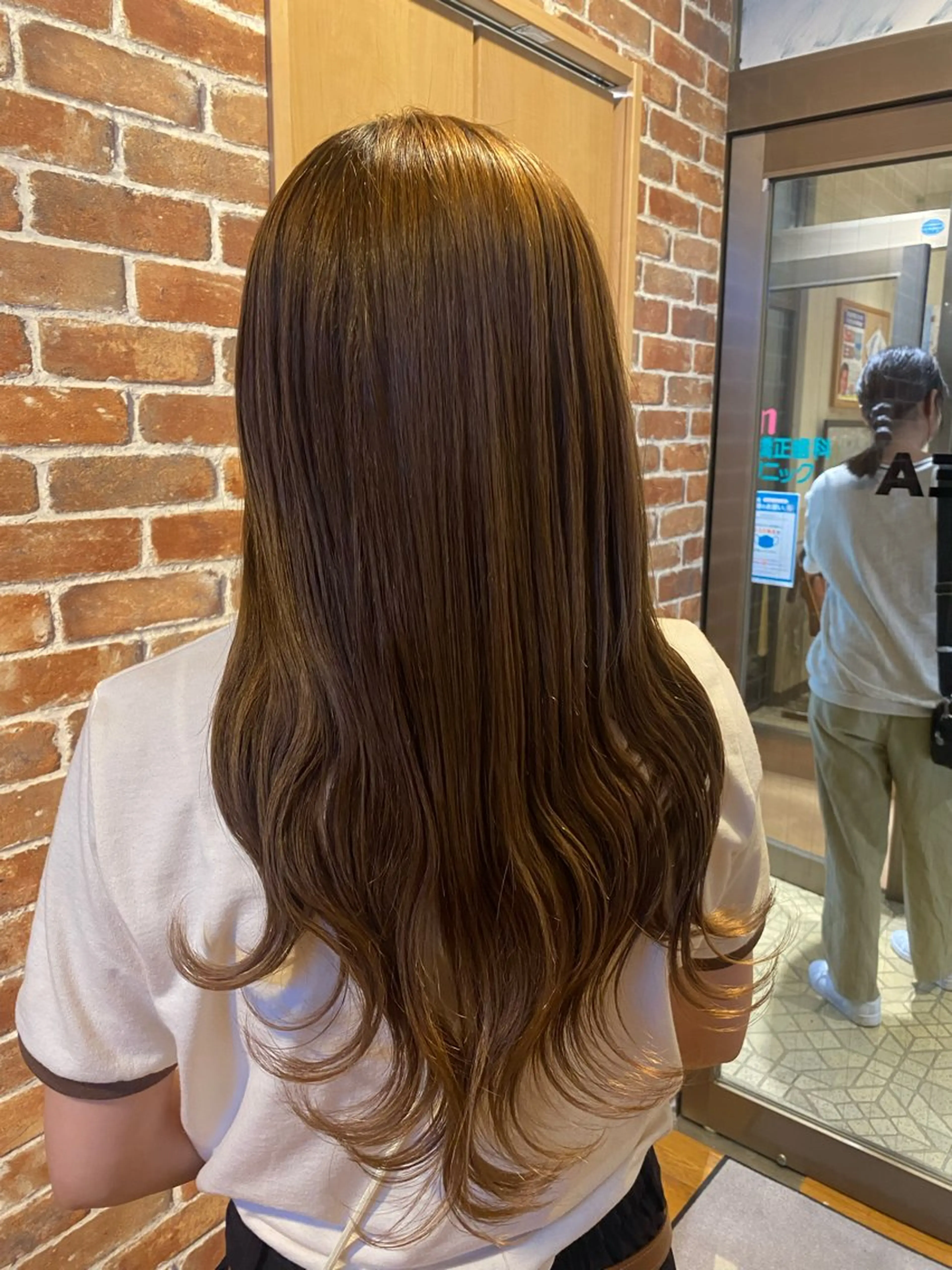 ロング カラー カット ヘアカラー 透明感カラー/韓国 ヘア🩶yuri🩵のヘアスタイル