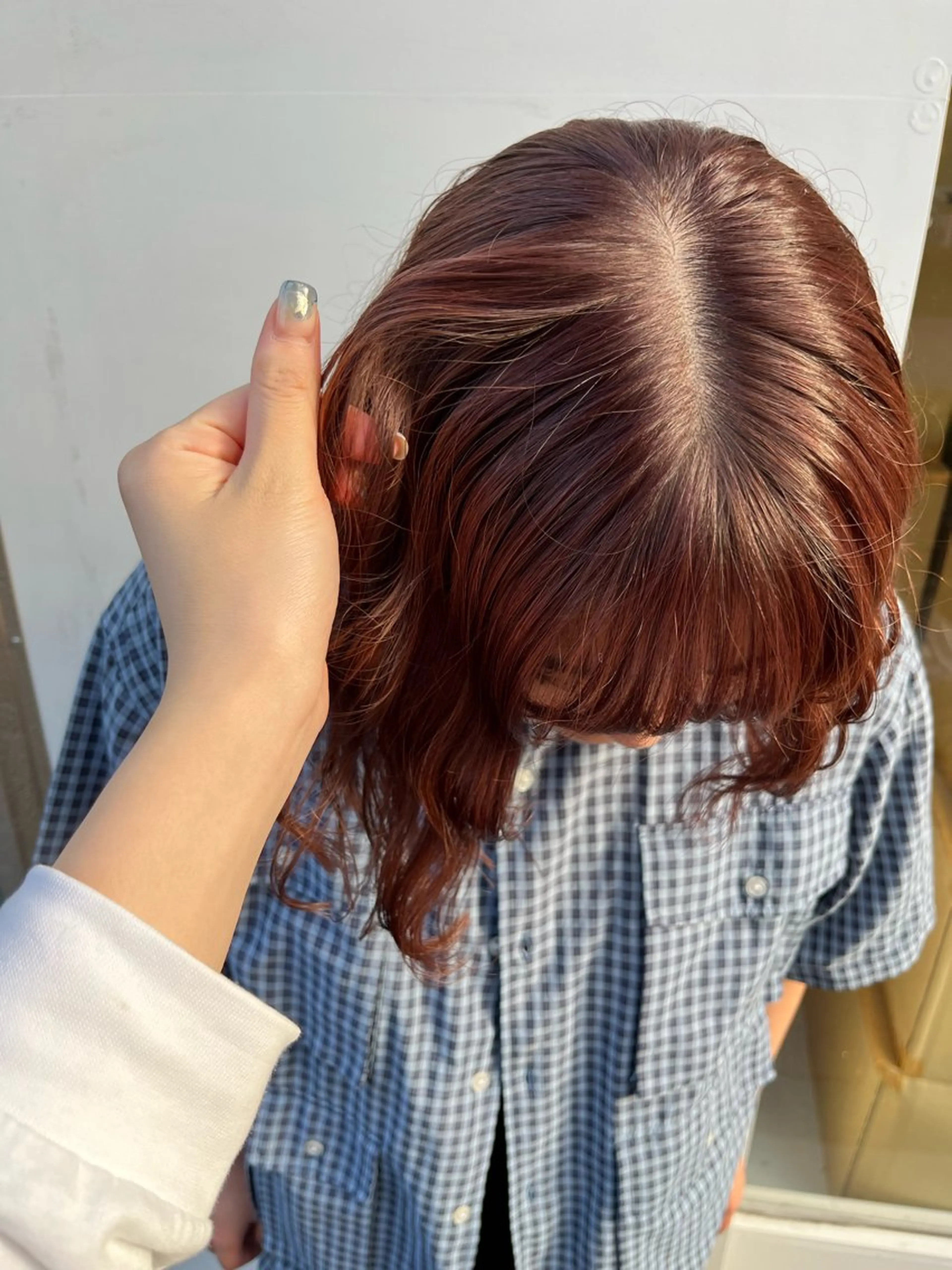 カラー ブラウンカラー ヘアカラー トリートメント やまき さきねのヘアスタイル