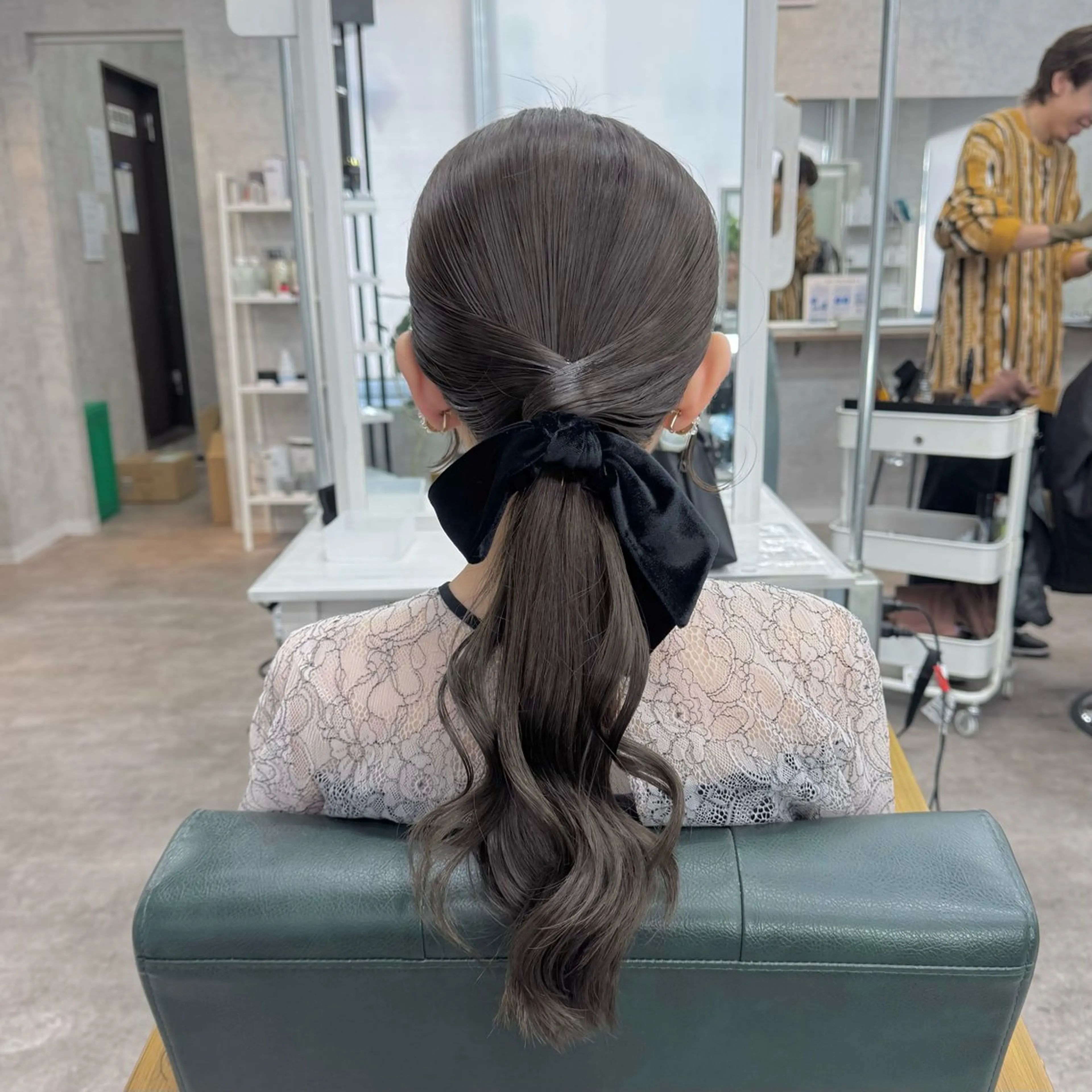 ロング ヘアアレンジ JUNSHIN🦋 ヘアセット／カラーのヘアスタイル