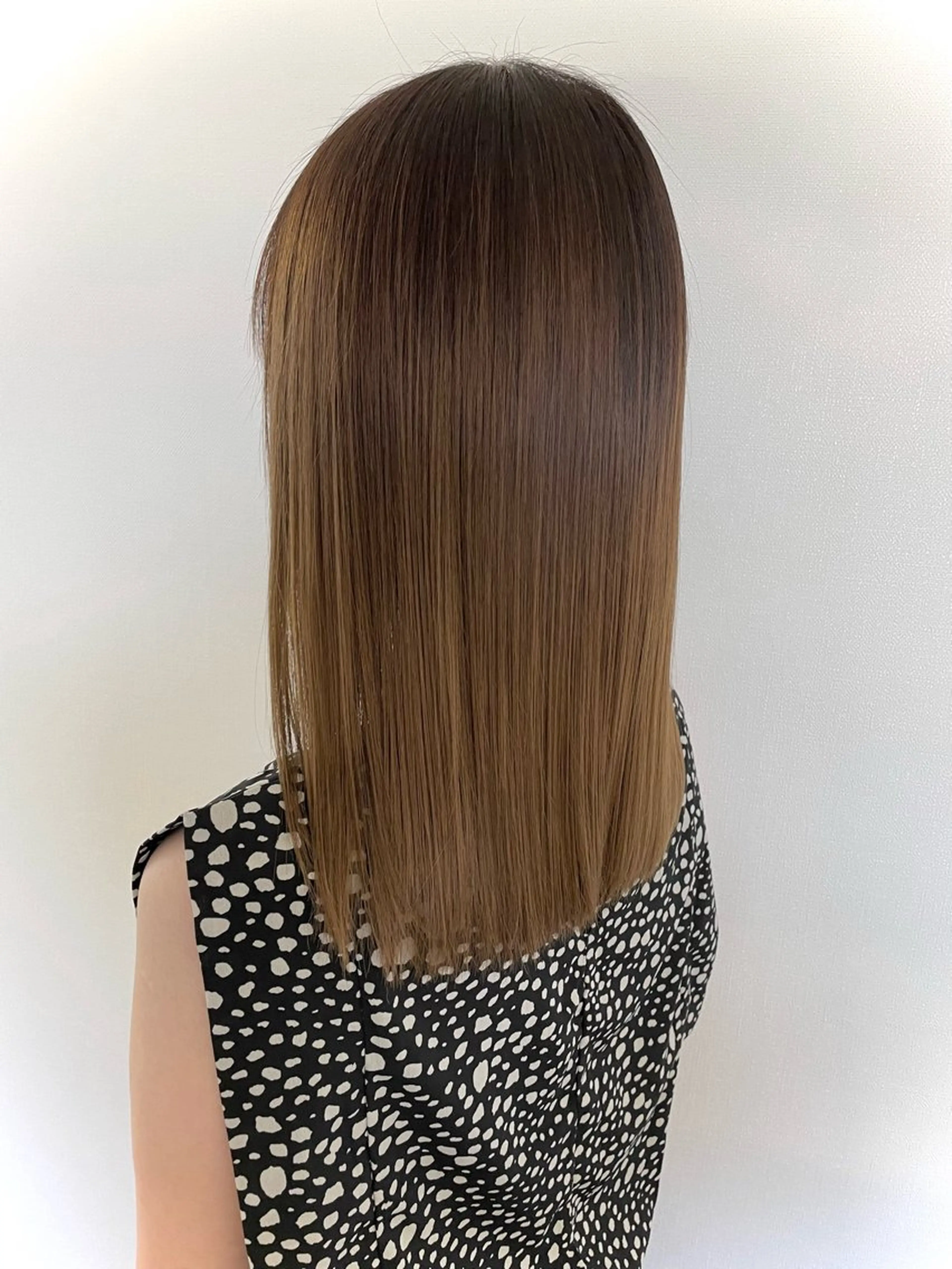 ロング 酸性ストレート カット 縮毛矯正 studio the soel所属・studio the soel /TAKAのヘアスタイル