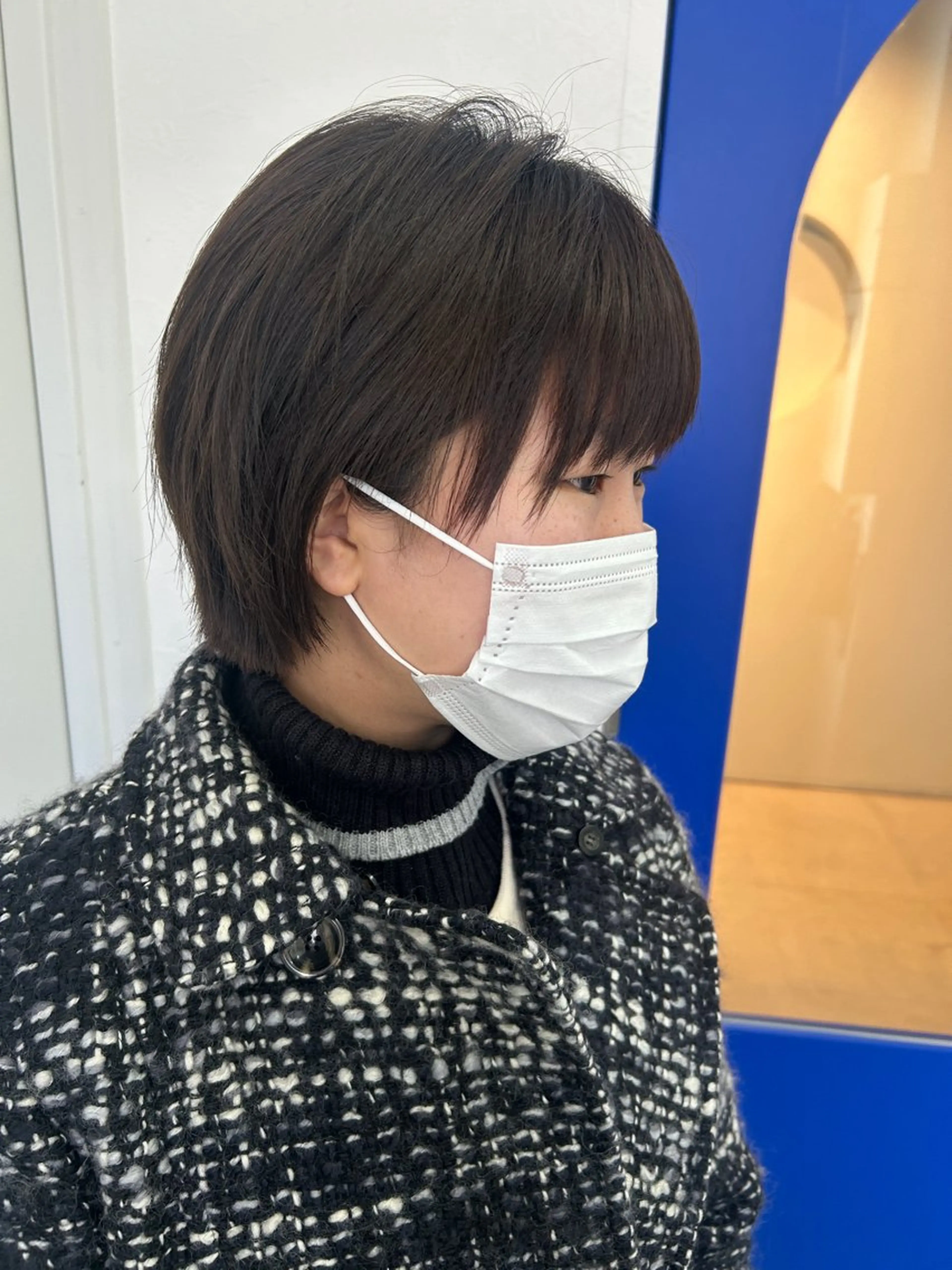 ショート カラー トリートメント 久木原 ゆりのヘアスタイル