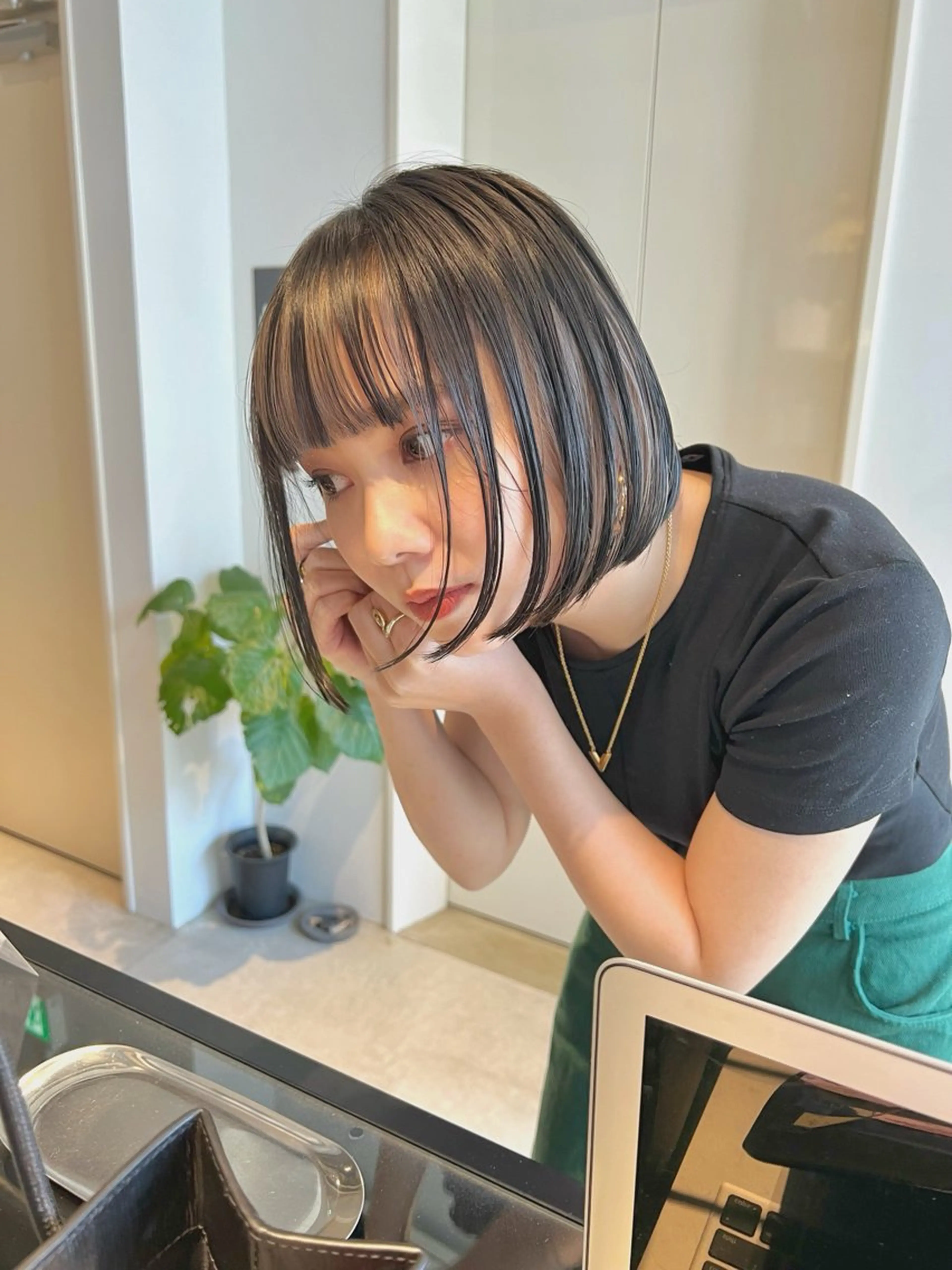 《新規の方限定✨》カット＋インナーカラー（ケアブリーチ付き）20%OFF🌱の写真