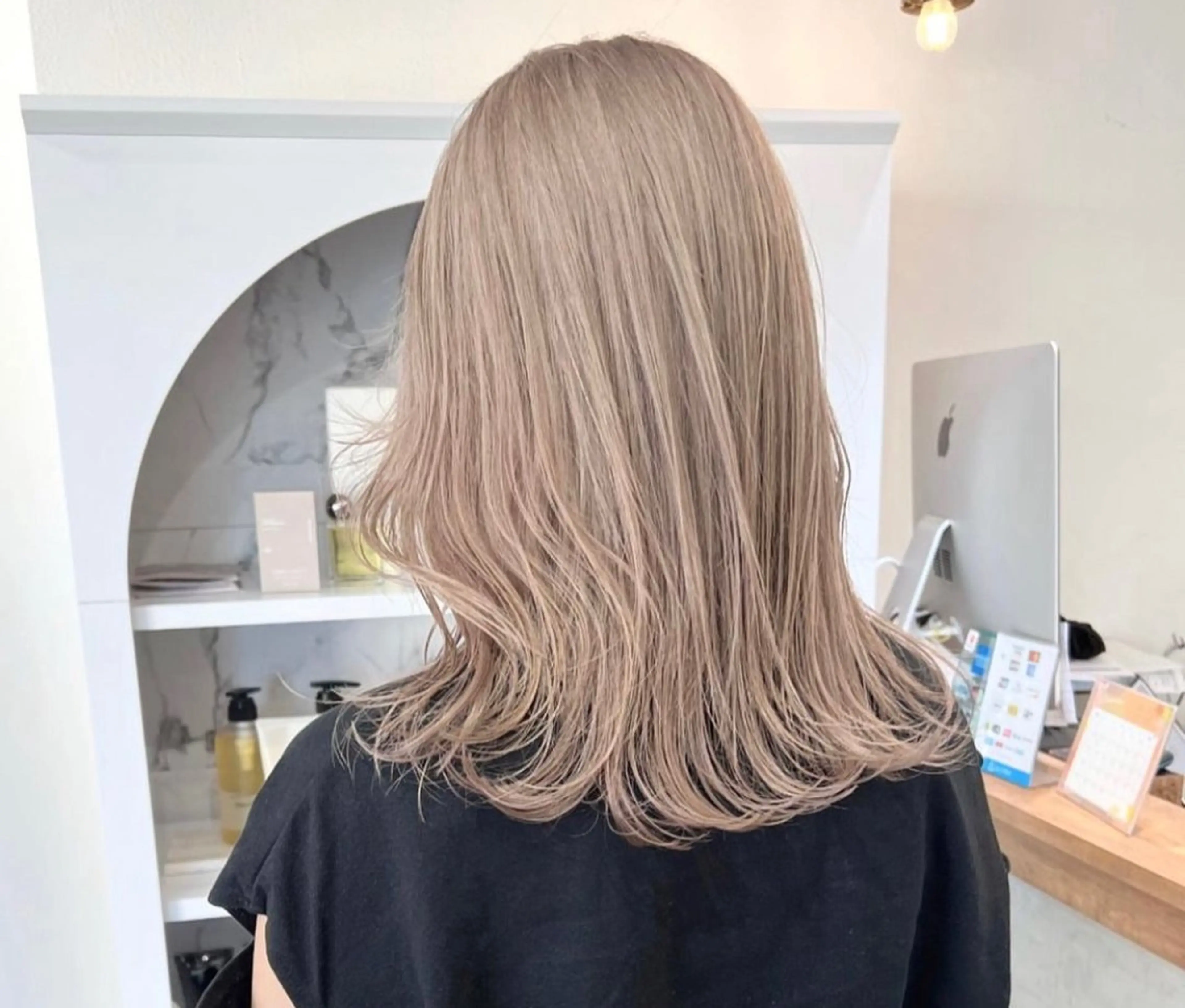 ロング カラー ヘアカラー トリートメント エクステモデル募集 💗大阪梅田/川上のヘアスタイル