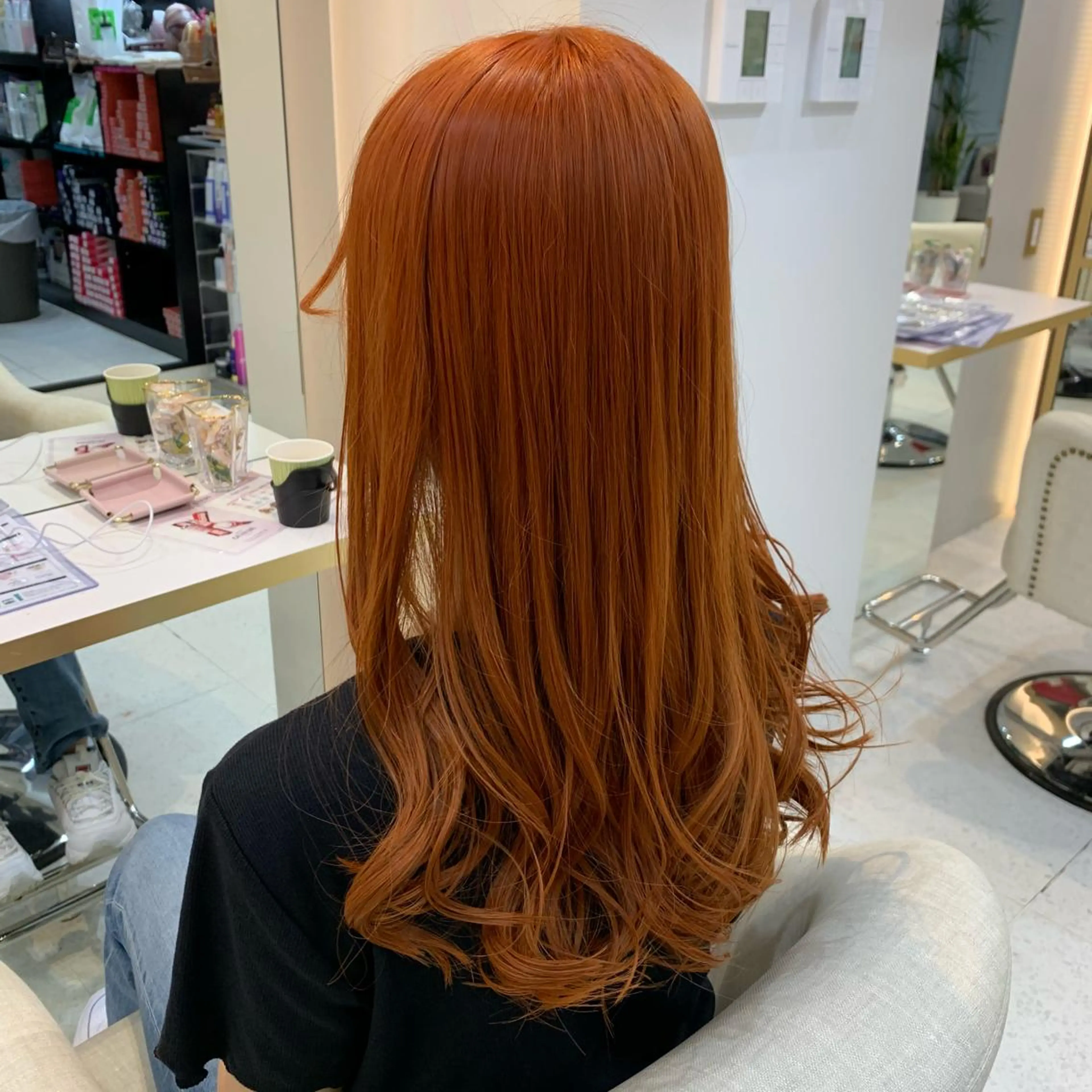 セミロング カラー パーマ ヘアアレンジ 結婚式・ブライダル アッシュ ベージュカラー 黒髪 ブリーチ 韓国ヘア×2way 🇰🇷和知拓郎のヘアスタイル