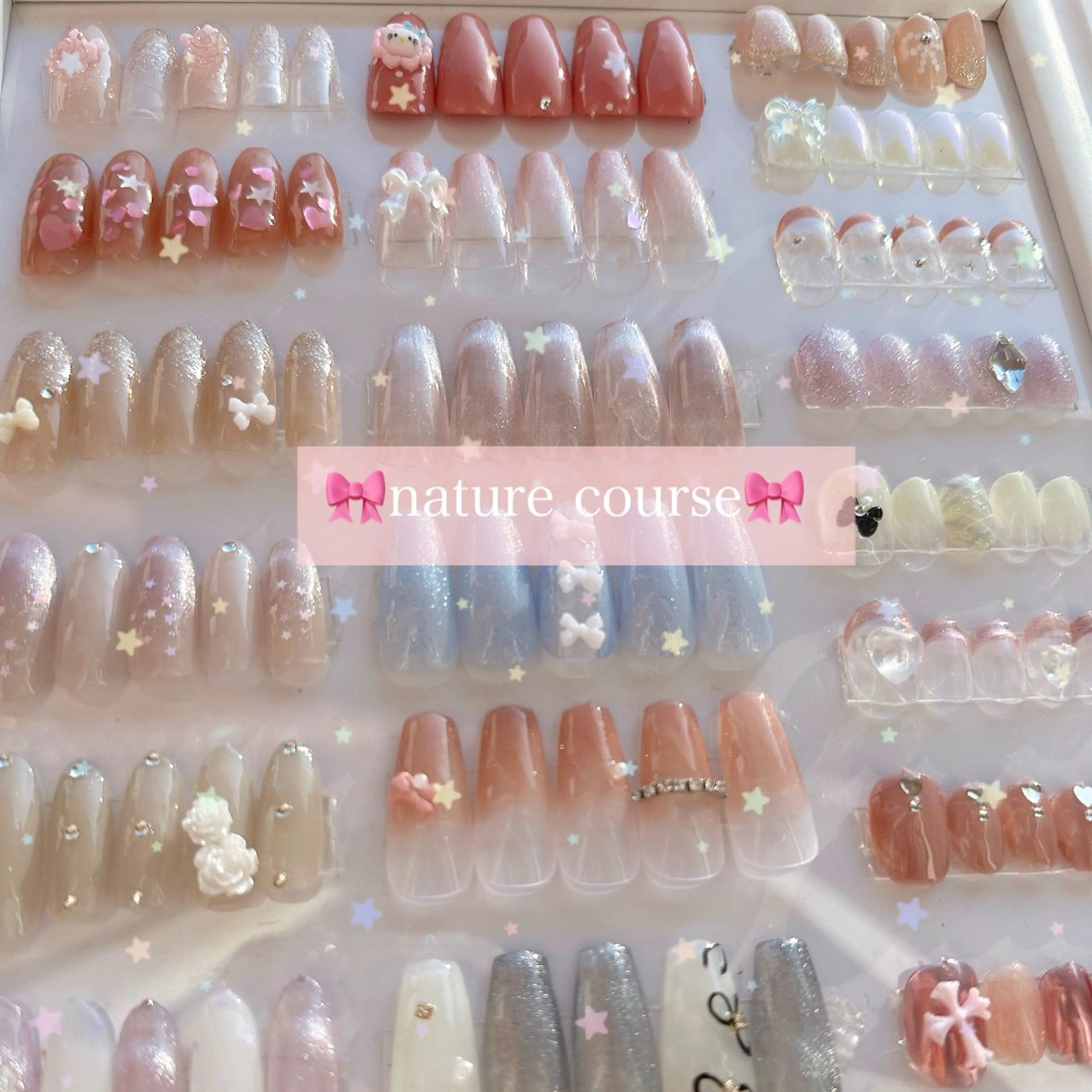 ネイル ハンドネイル lili.nail y2k/長さ出しのネイルデザイン