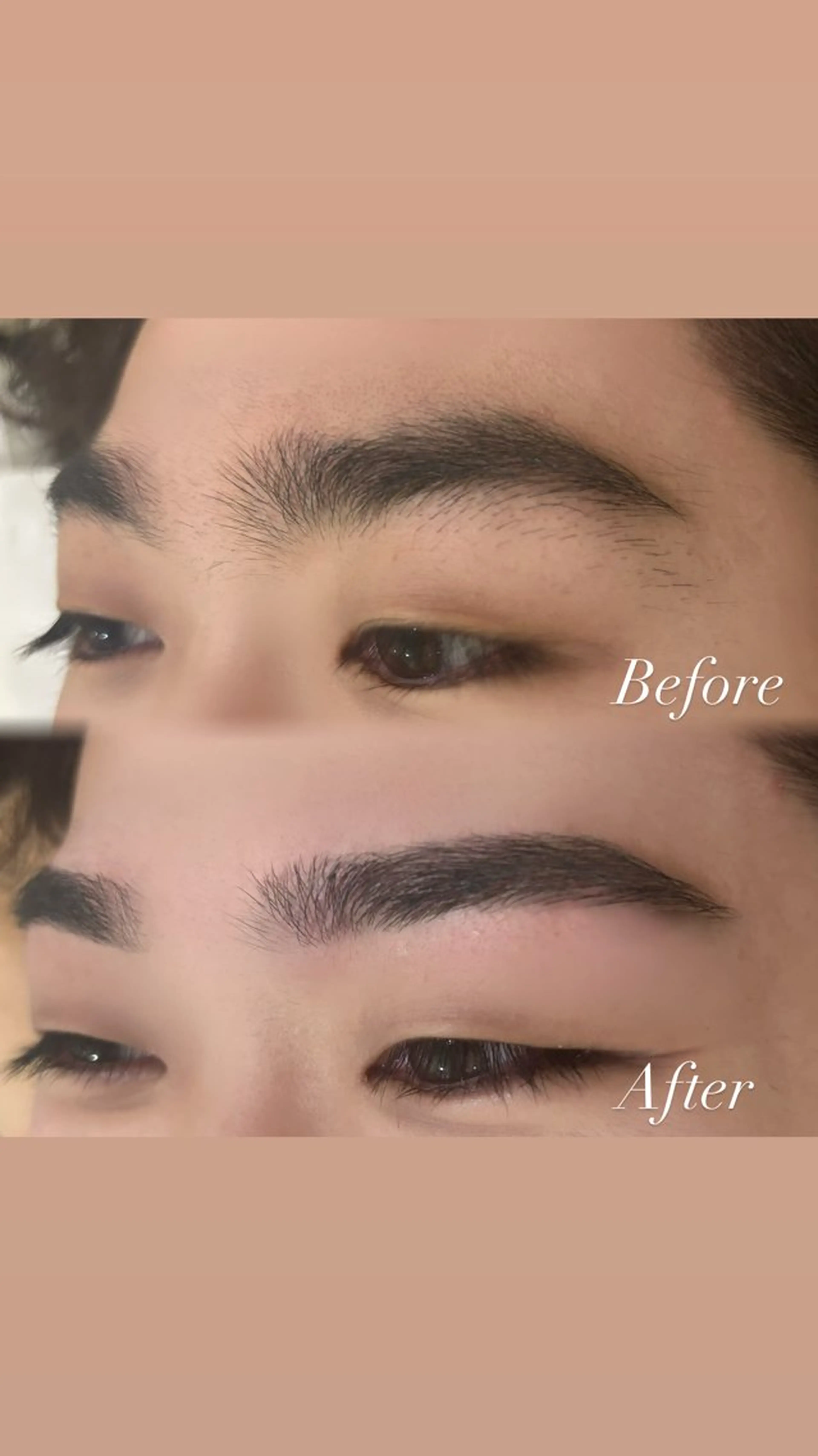 アイブロウ ワックス脱毛 💛LUNELLA MIKU💛のマツエク・マツパデザイン