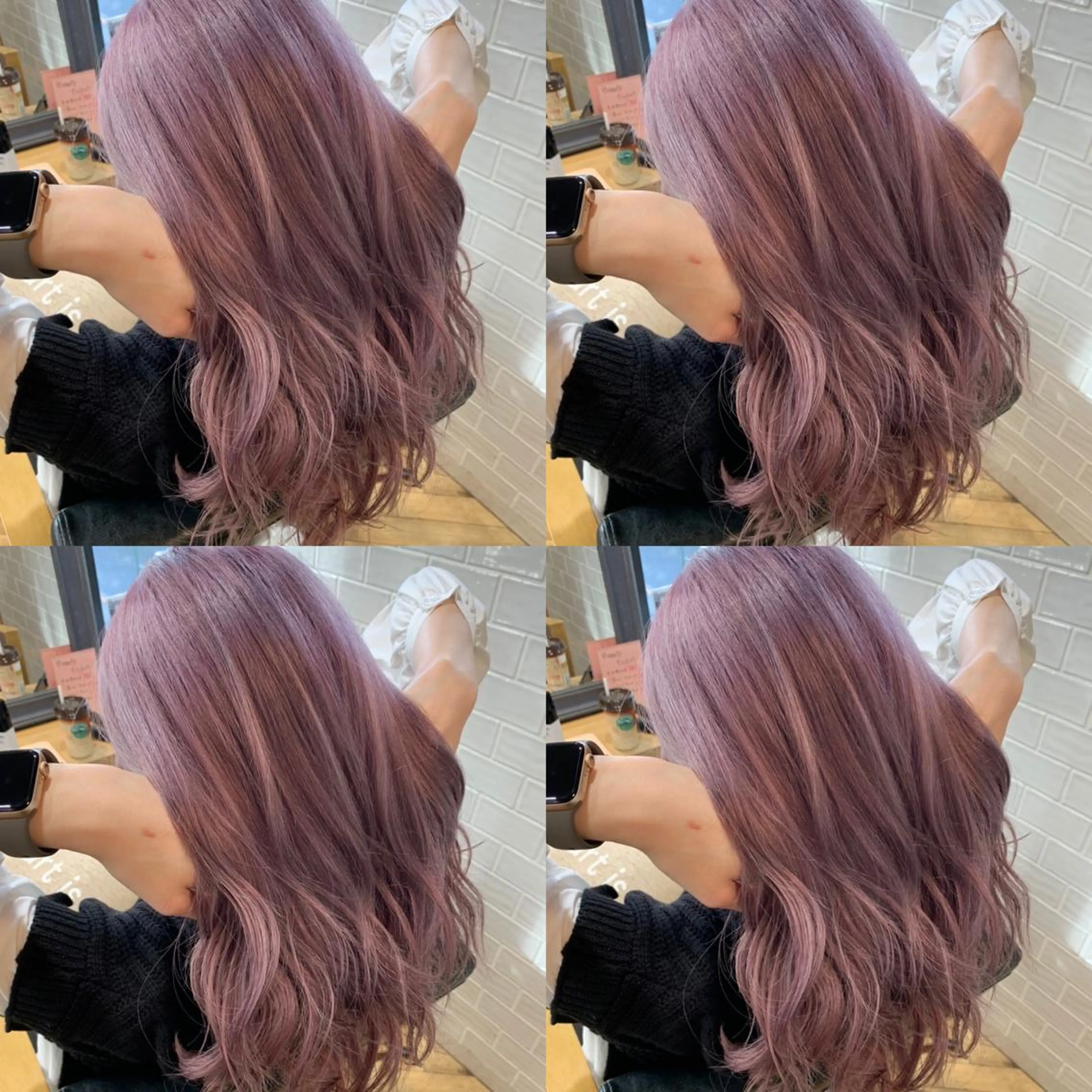 セミロング カラー カット ヘアカラー トリートメント ✨髪質改善✖︎顔周り レイヤー✨ナカムラのヘアスタイル