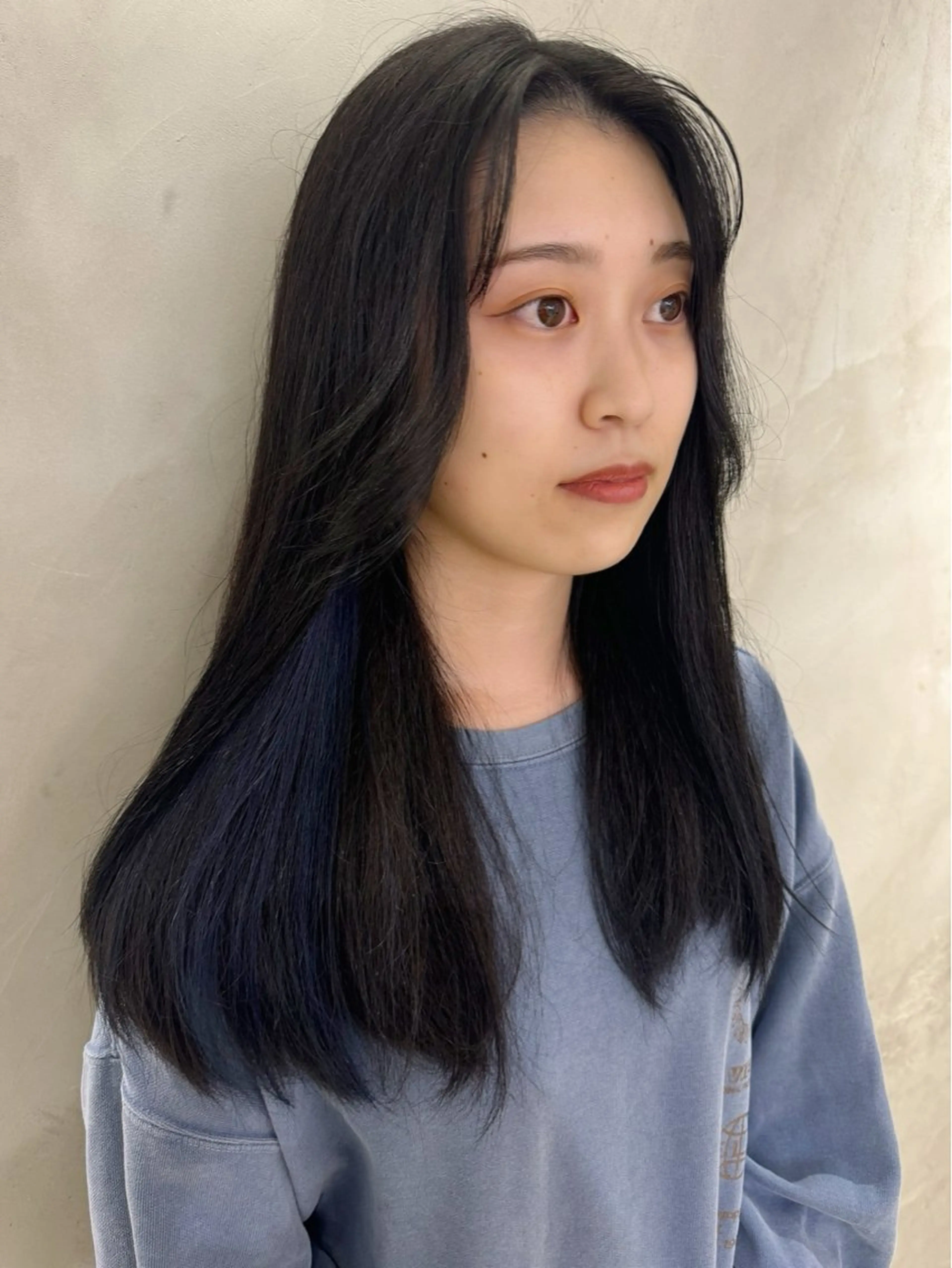 ロング カラー ユ カのヘアスタイル