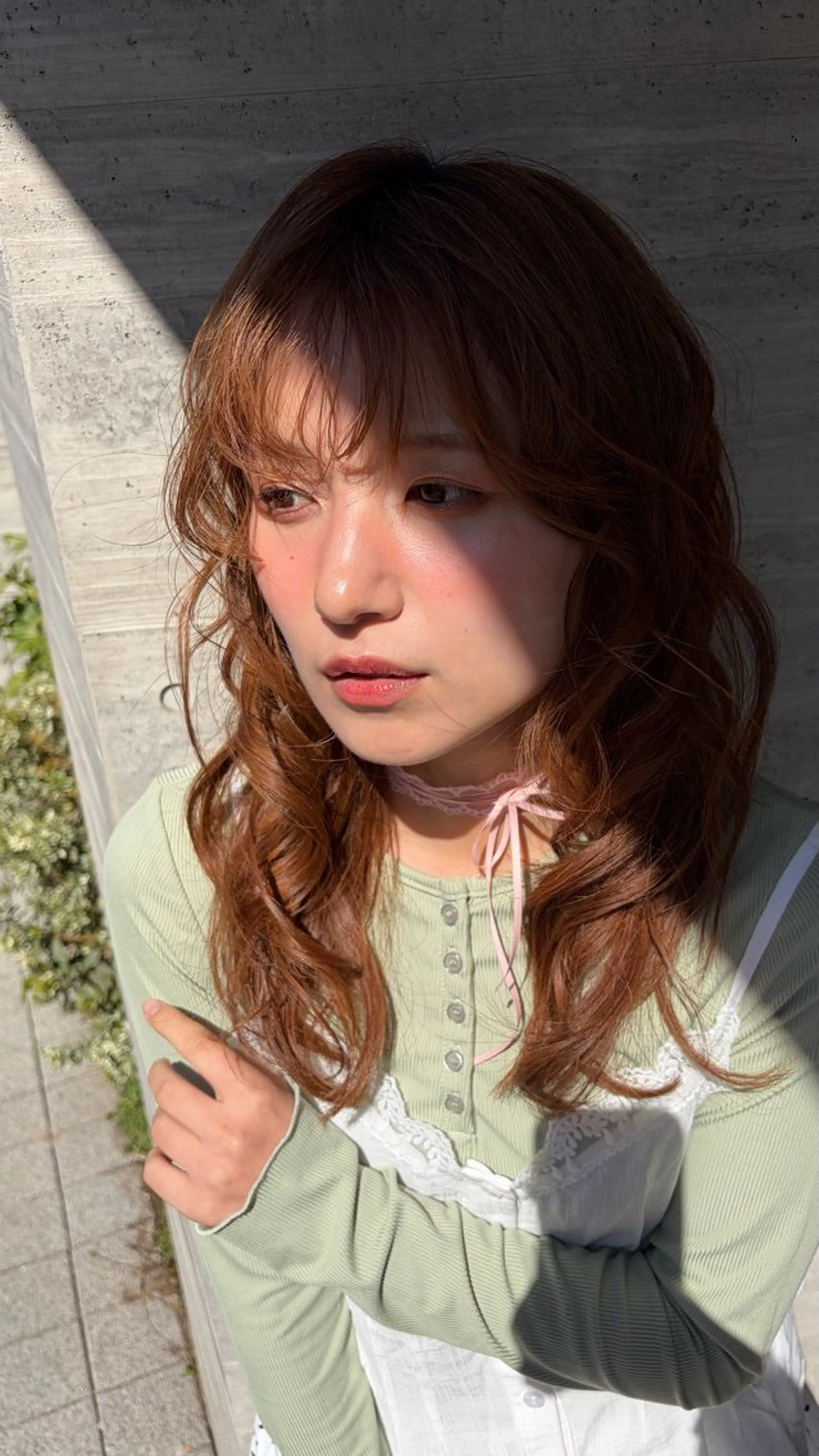 ミディアム bouquet 野口晴菜のヘアスタイル