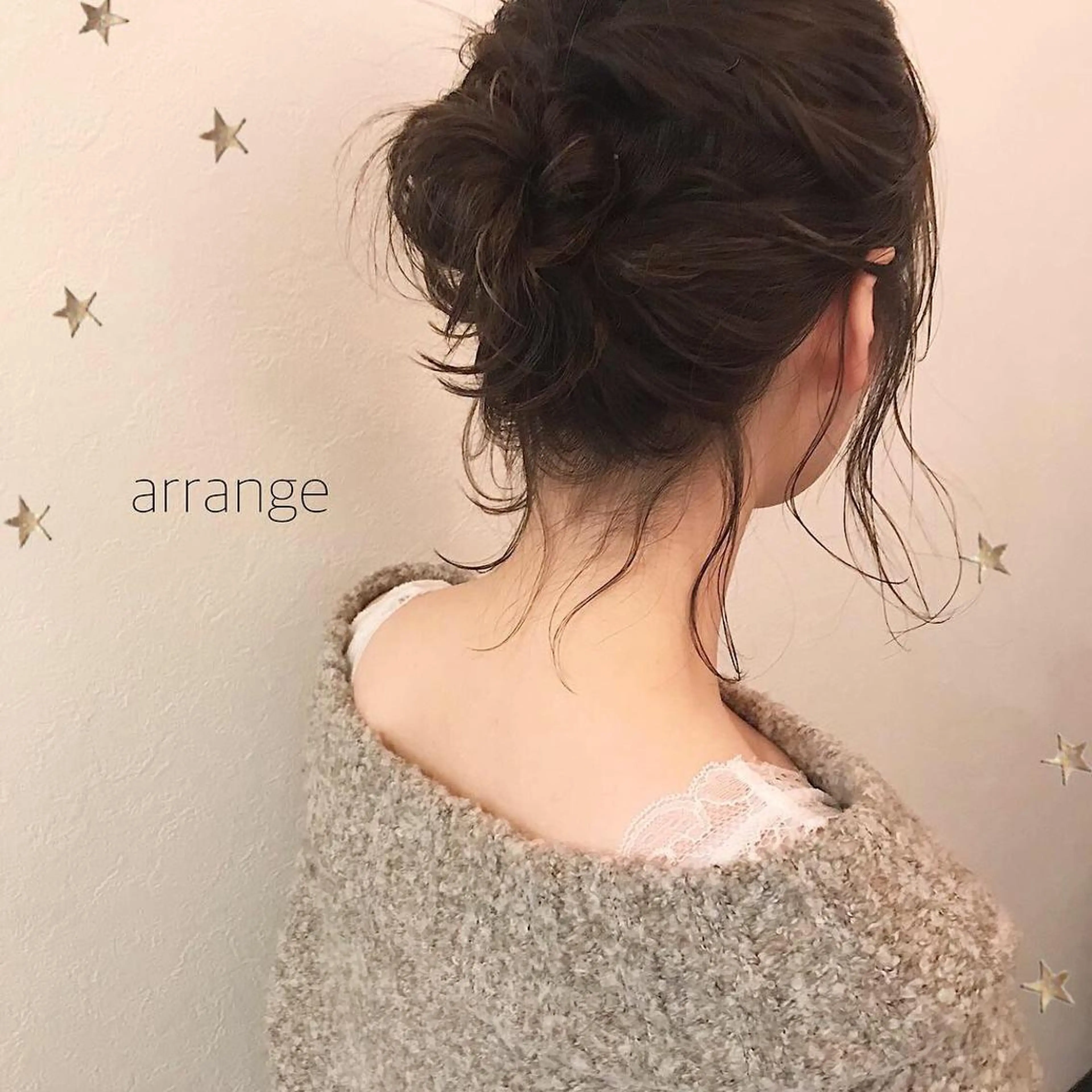 ミディアム ヘアアレンジ 市川 千夏のヘアスタイル