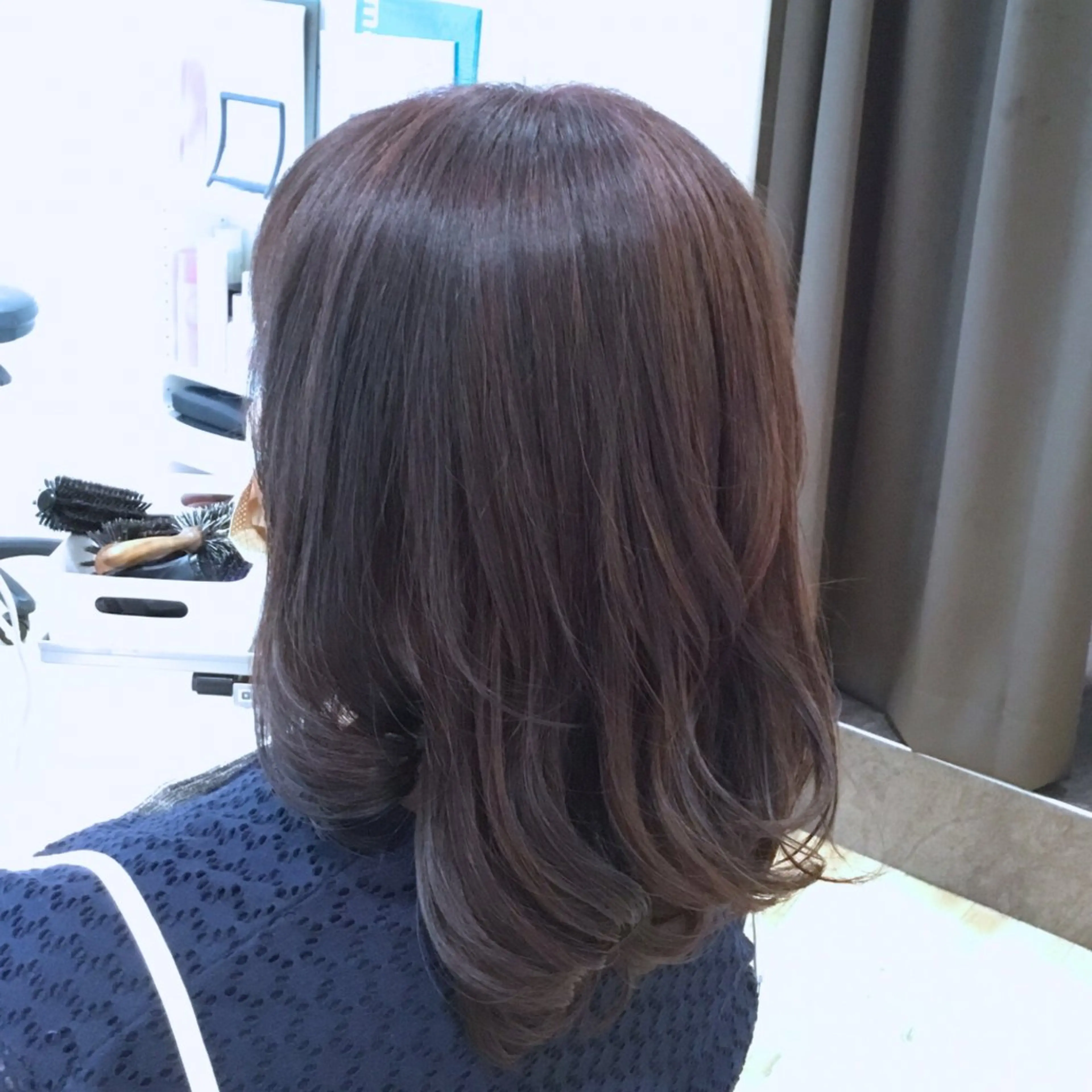 ミディアム カラー カット ヘアカラー 滝口 瑞季のヘアスタイル