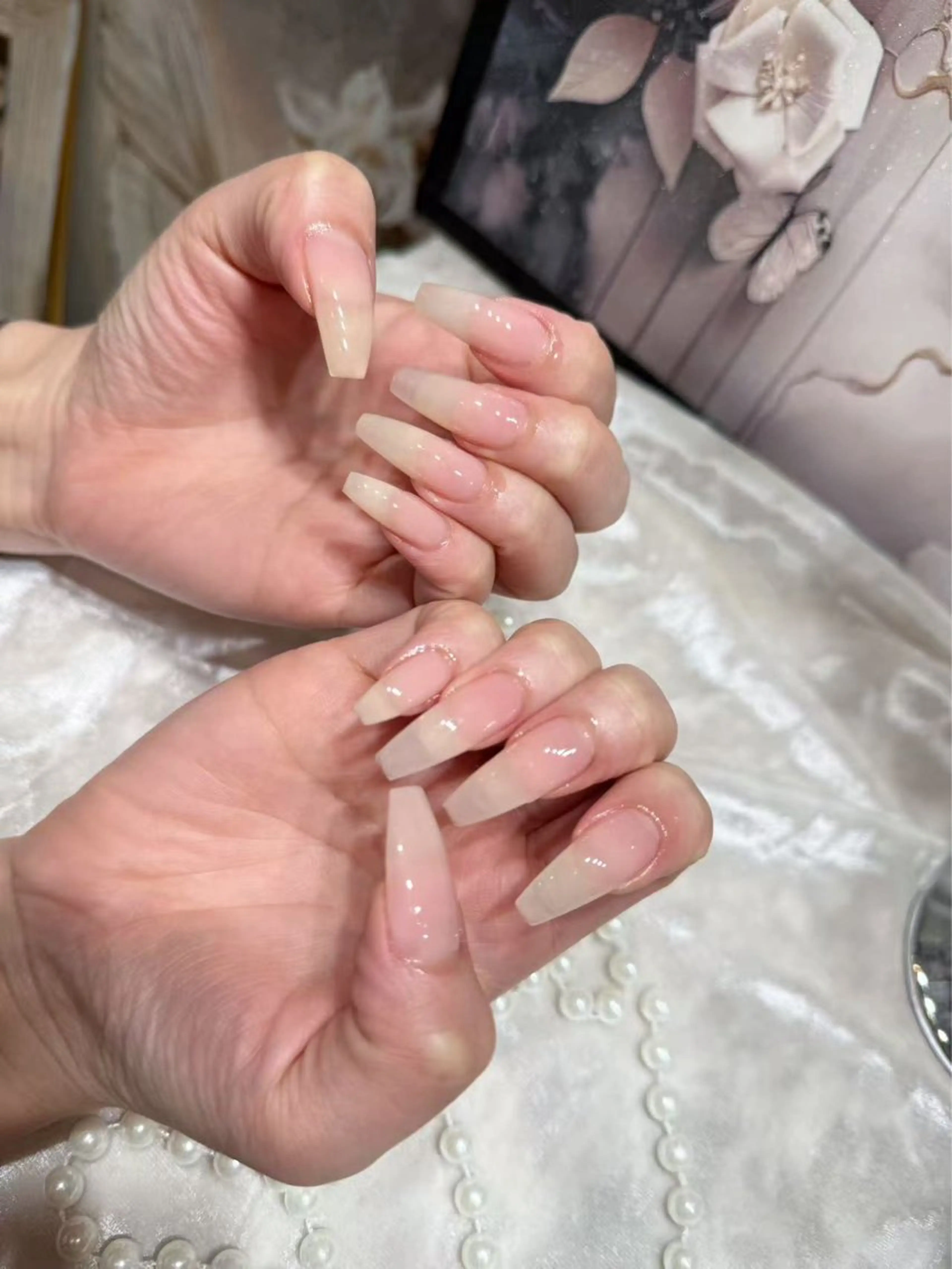 ネイル アートネイル フットネイル ジェルネイル ハート マグネットネイル Babarla Nailのネイルデザイン