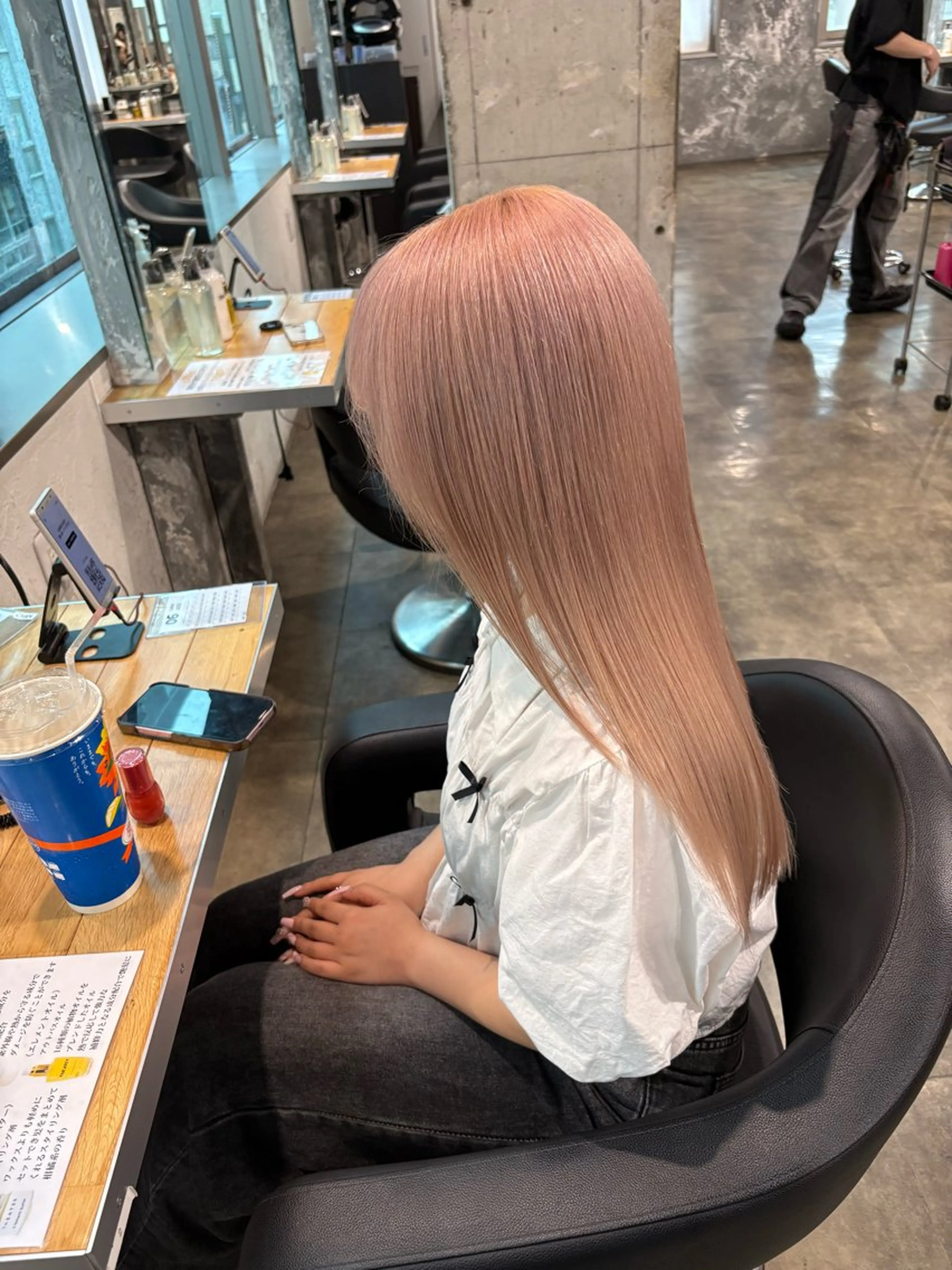 ロング カラー ハイトーン 横浜💞ミオのヘアスタイル