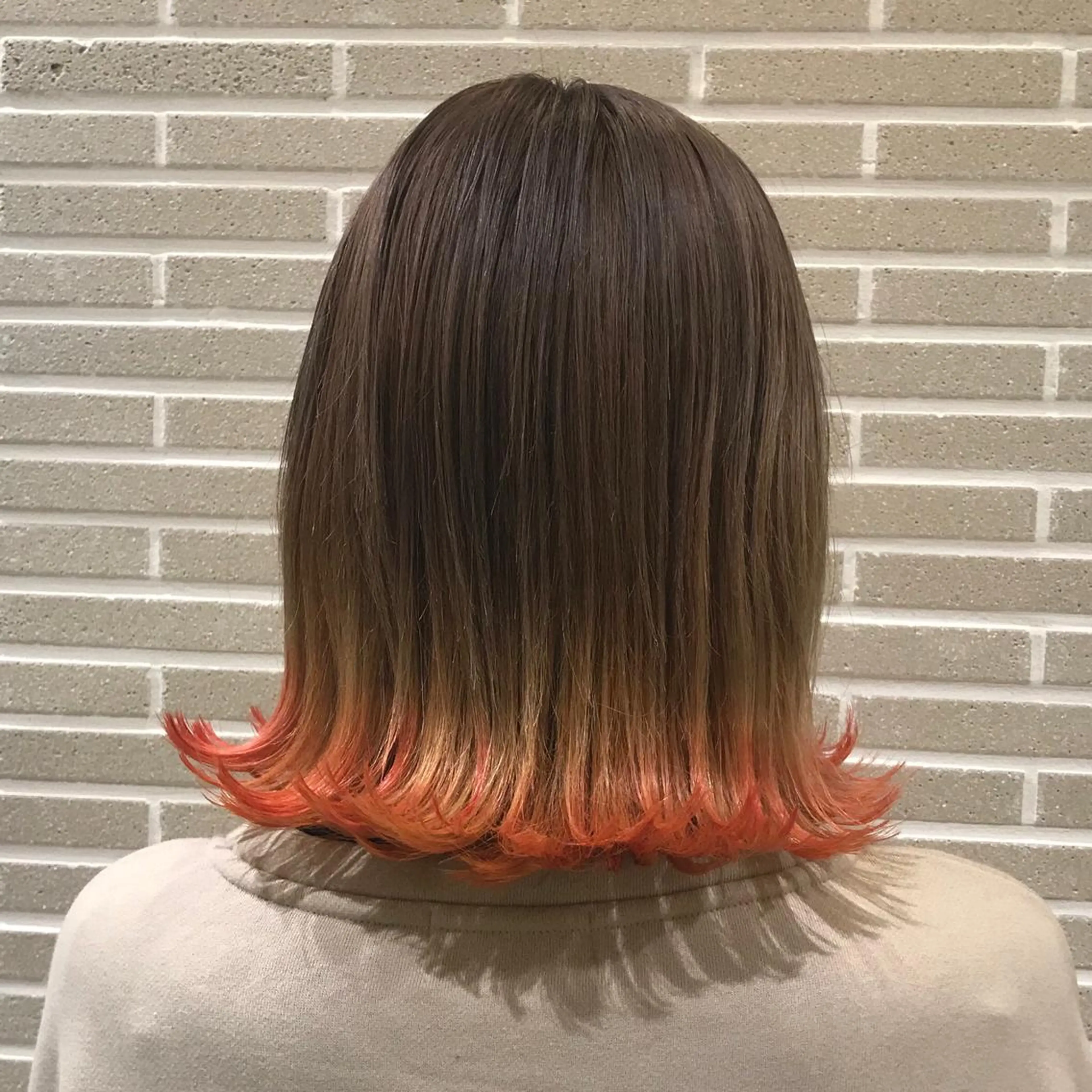 ミディアム 植田 菜月のヘアスタイル